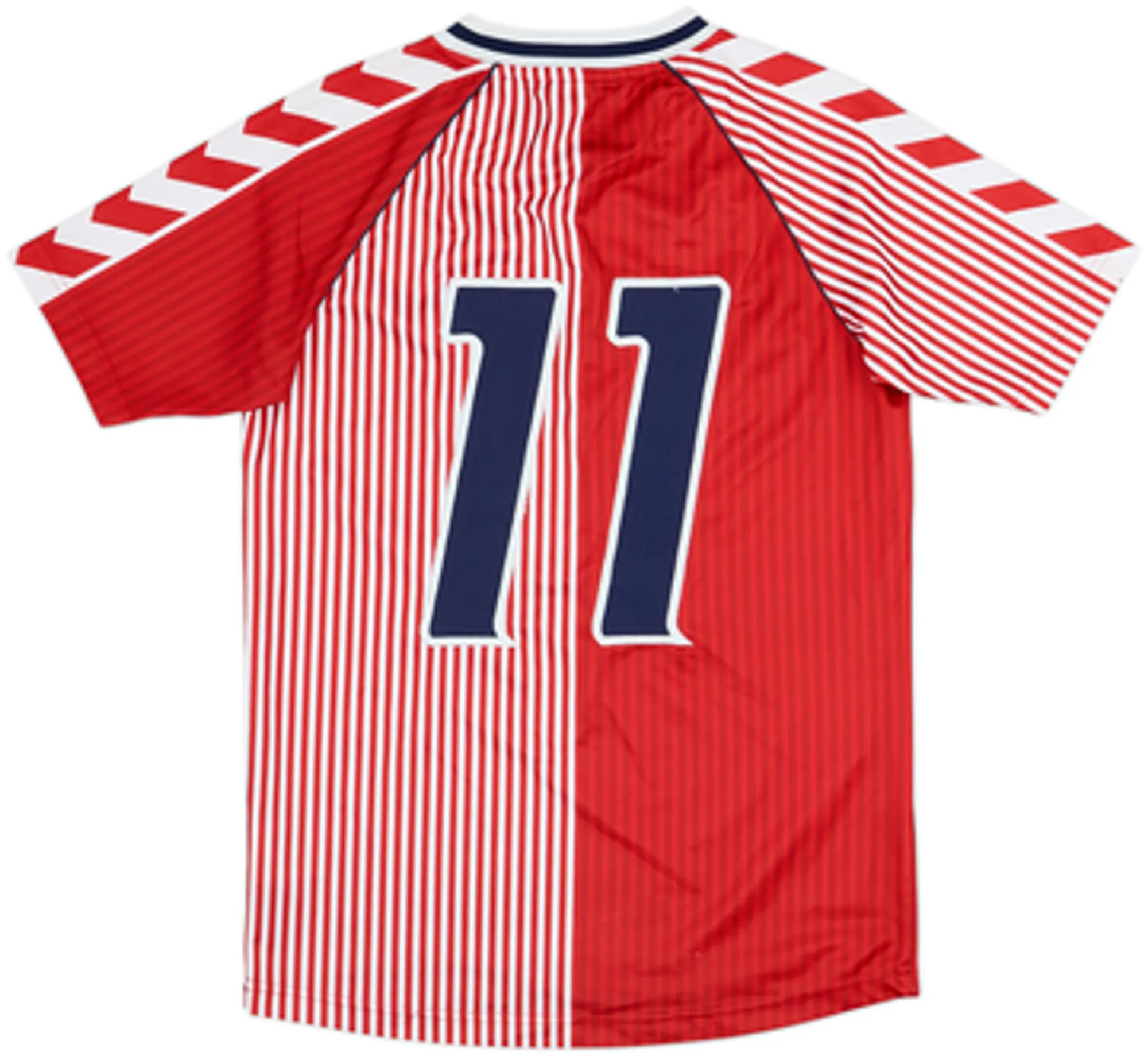 2023 Denmark Hummel DBU 86 Reissue Home Shirt #11 (Laudrup) - 8/10 - (S)