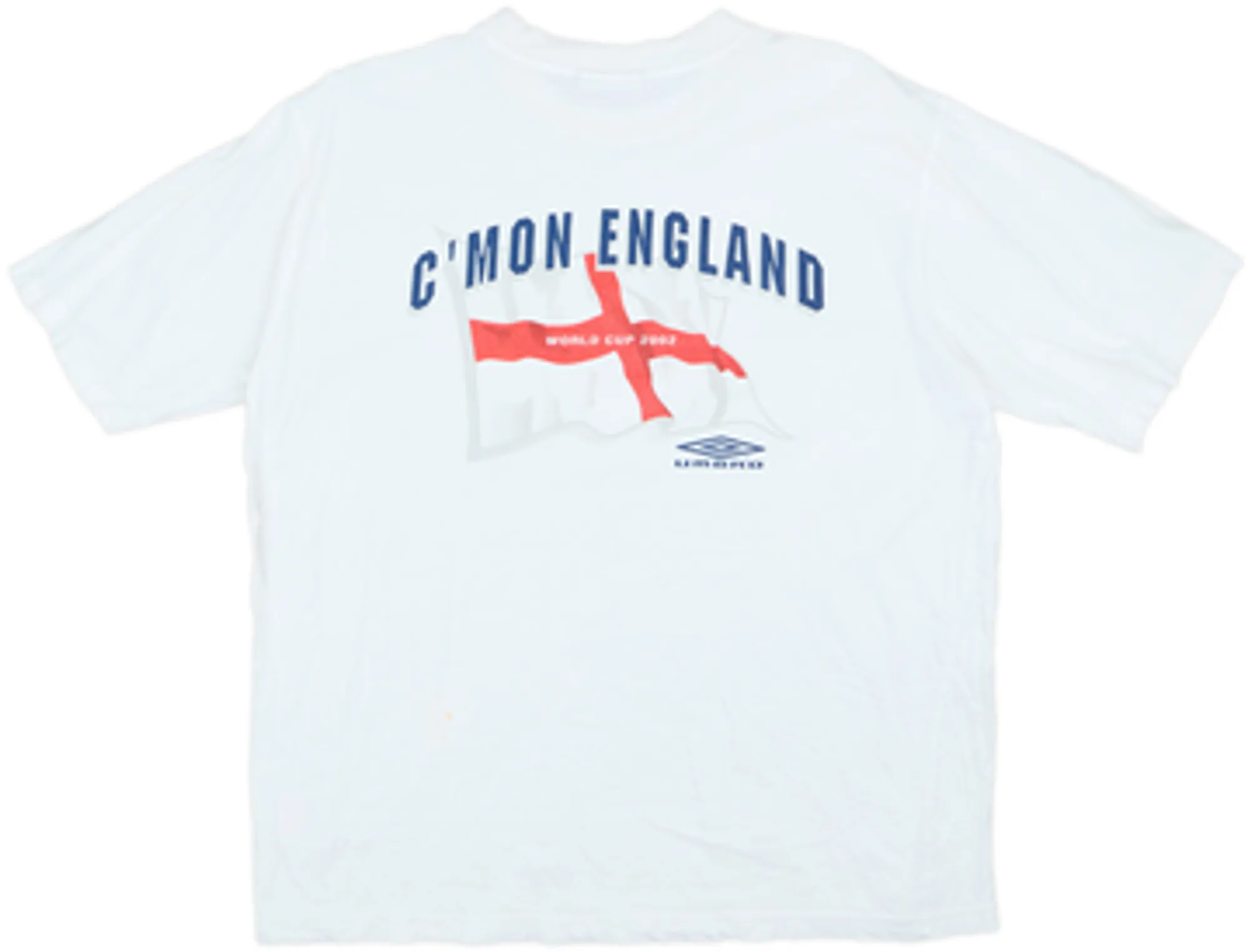 2000-02 England Umbro Cotton Tee - 5/10 - (L)
