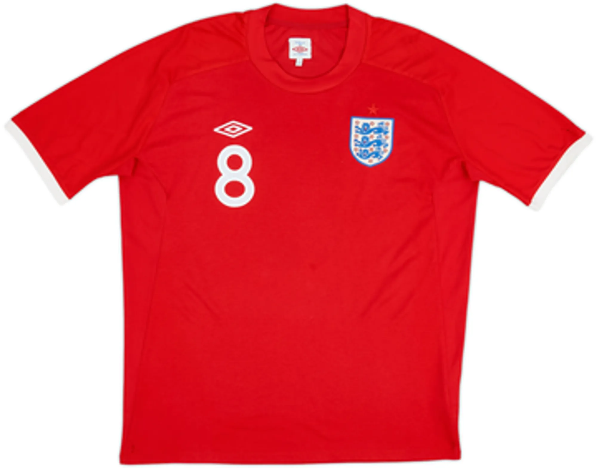 2010-11 England Away Shirt Lampard #8 - 4/10 - (XL)