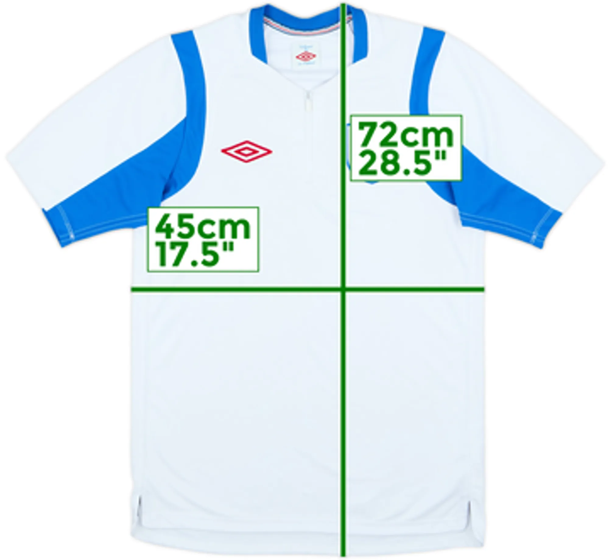 2010-11 England Umbro 1/4 Zip Polo Shirt - 7/10 - (XL.Boys)