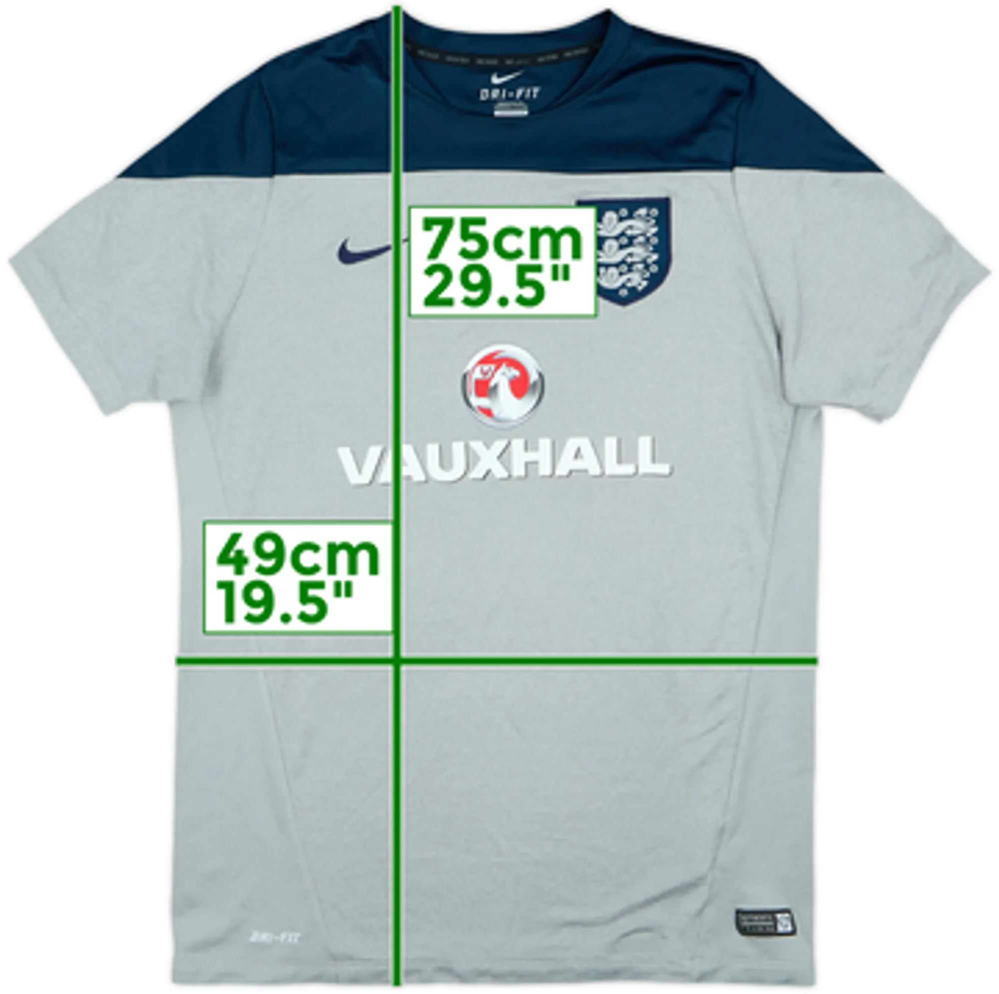 2014-16 England Nike Training Shirt - 7/10 - (L)