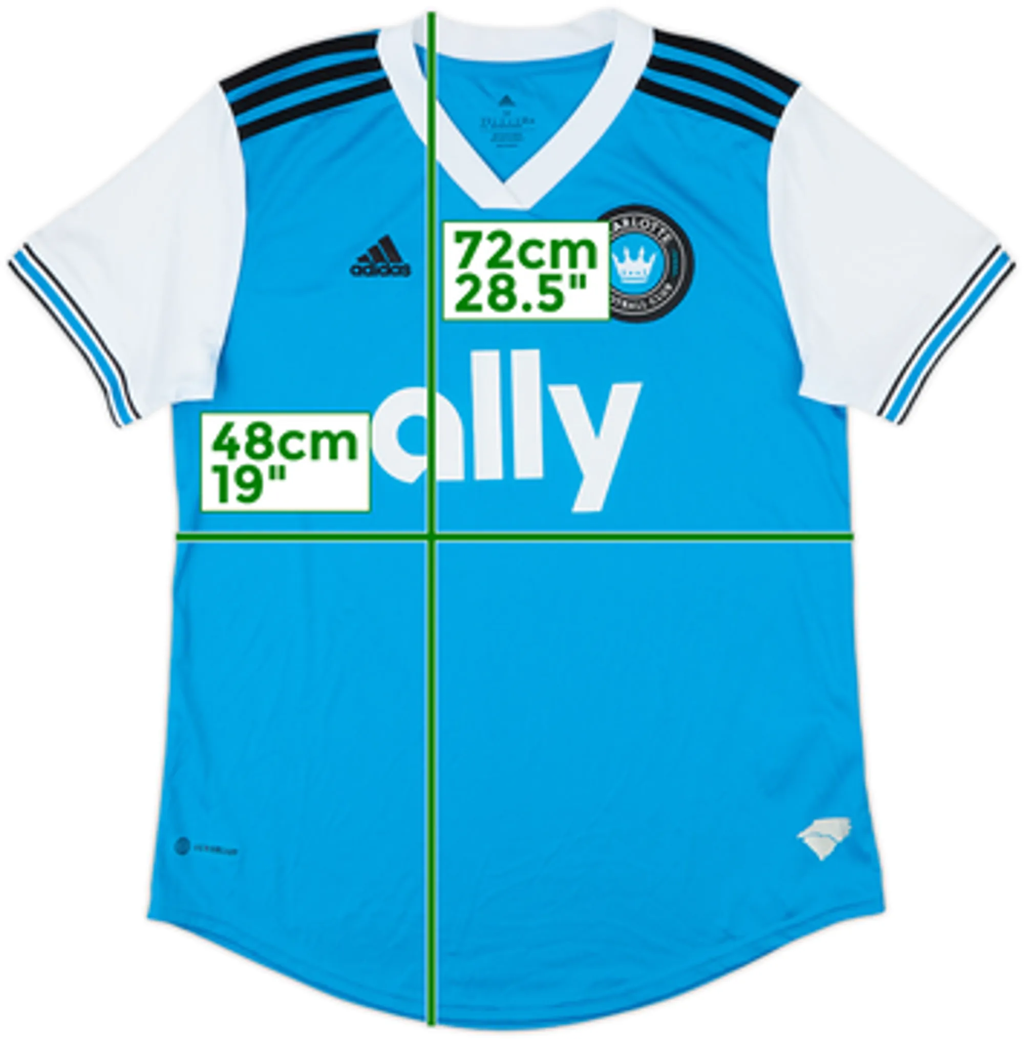 2021-22 Charlotte FC Basic Home Shirt - 8/10 - (Women's M)