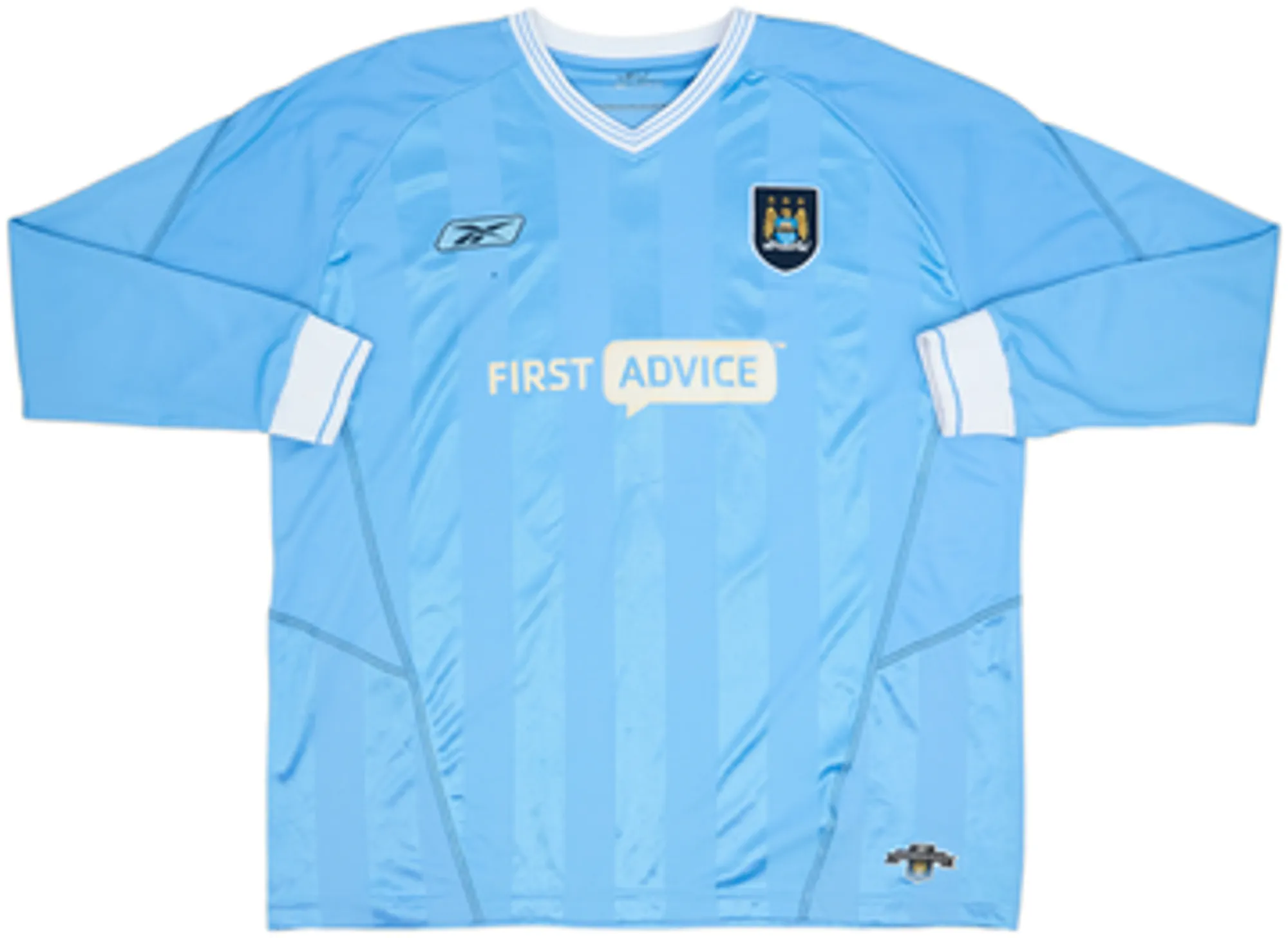 2003-04 Manchester City Home L/S Shirt Anelka #39 - 5/10 - (XXL)