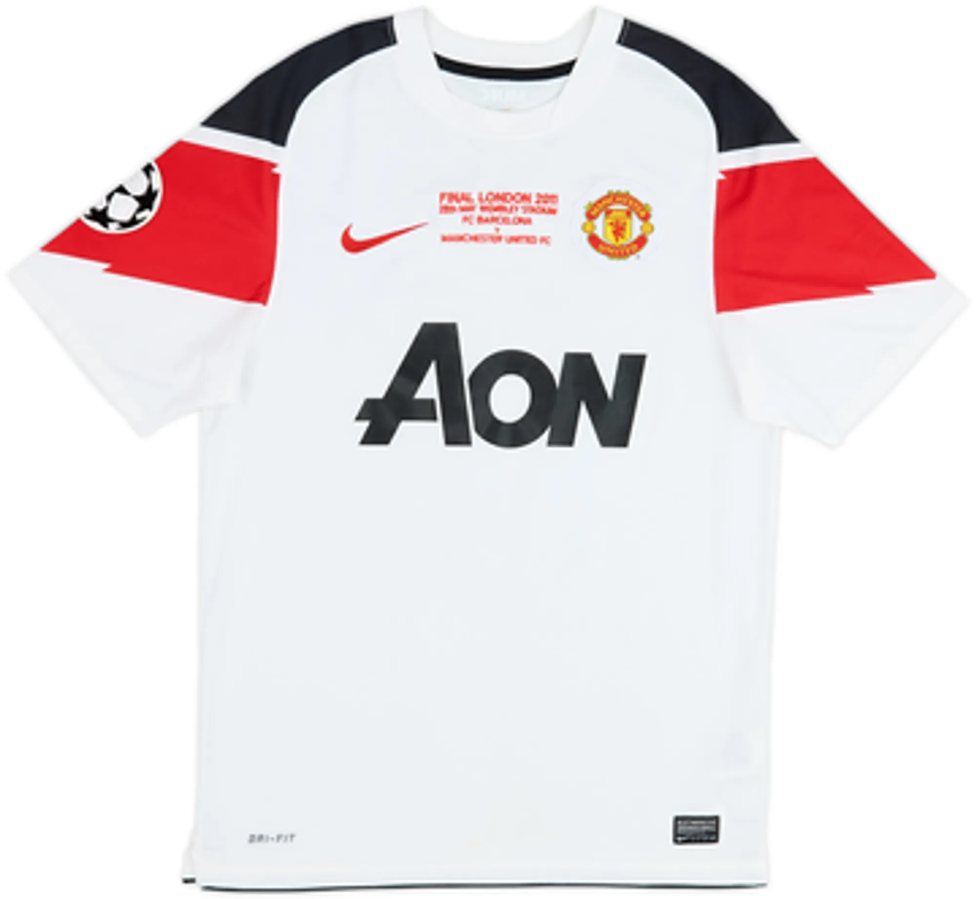 2010-12 Manchester United Away 'Final London 2011' Shirt Chicharito #14 - 8/10 - (M)