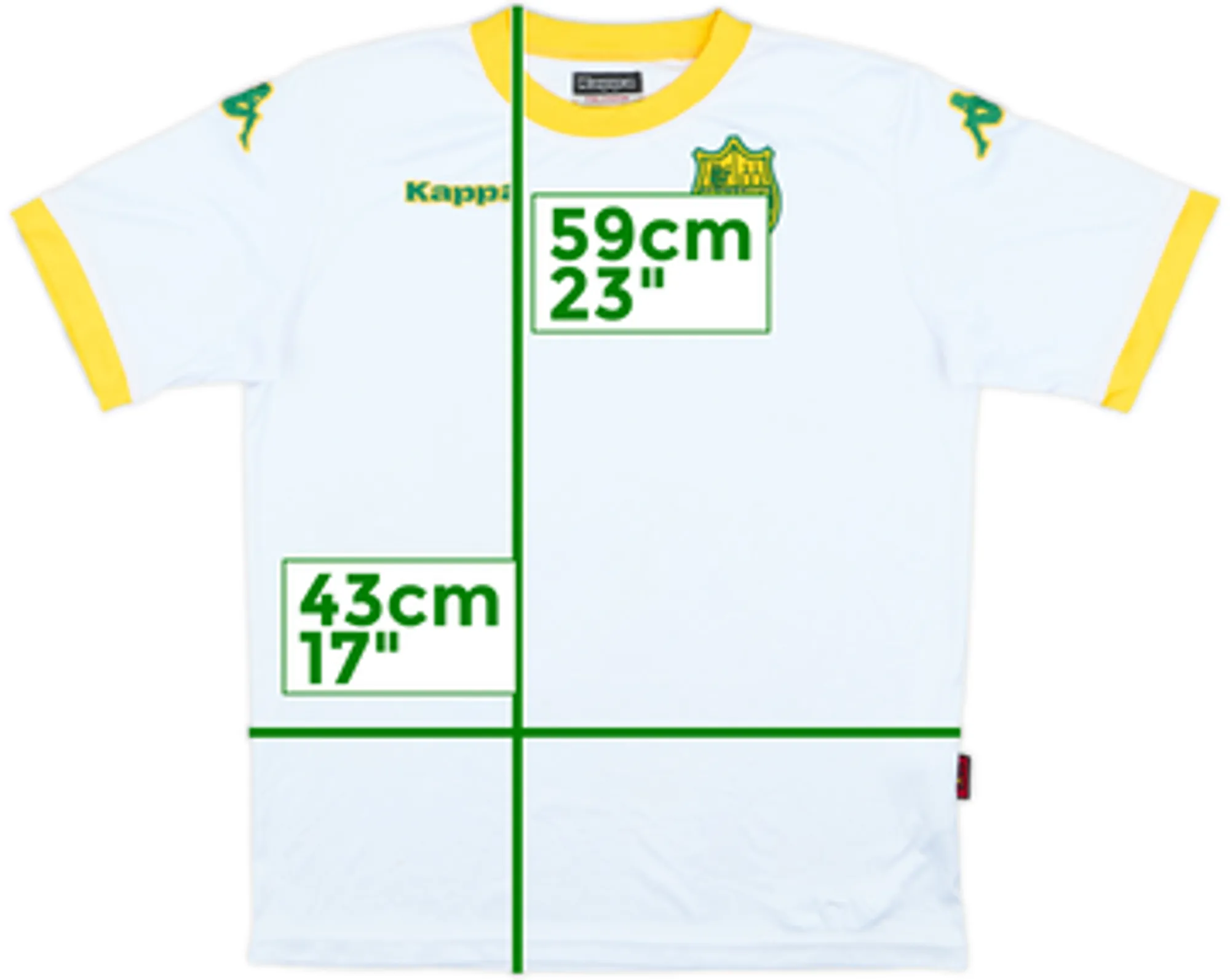 2008-09 FC Nantes Kappa Training Shirt - 8/10 - (XL.Boys)