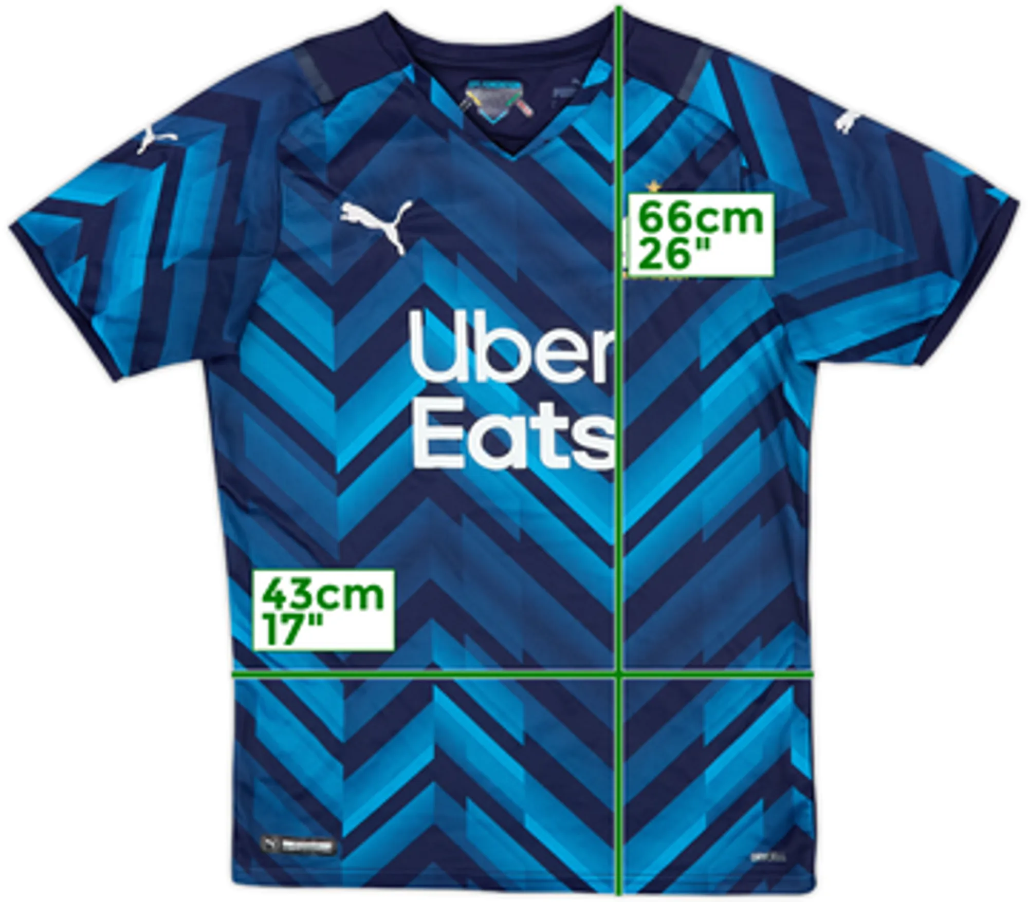 2021-22 Marseille Away Shirt - 8/10 - (S)
