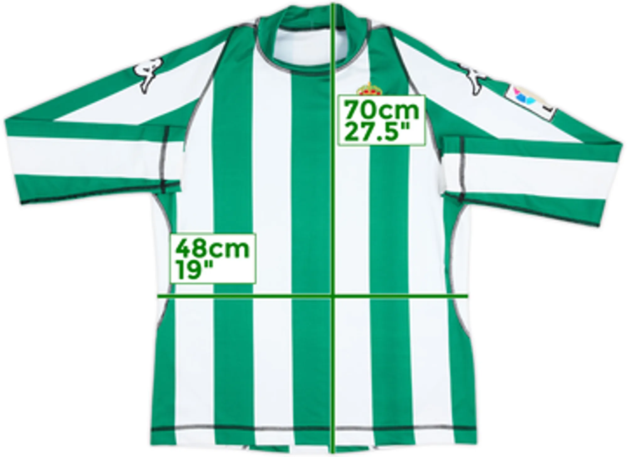 2003-04 Real Betis Home L/S Shirt - 8/10 - (M)