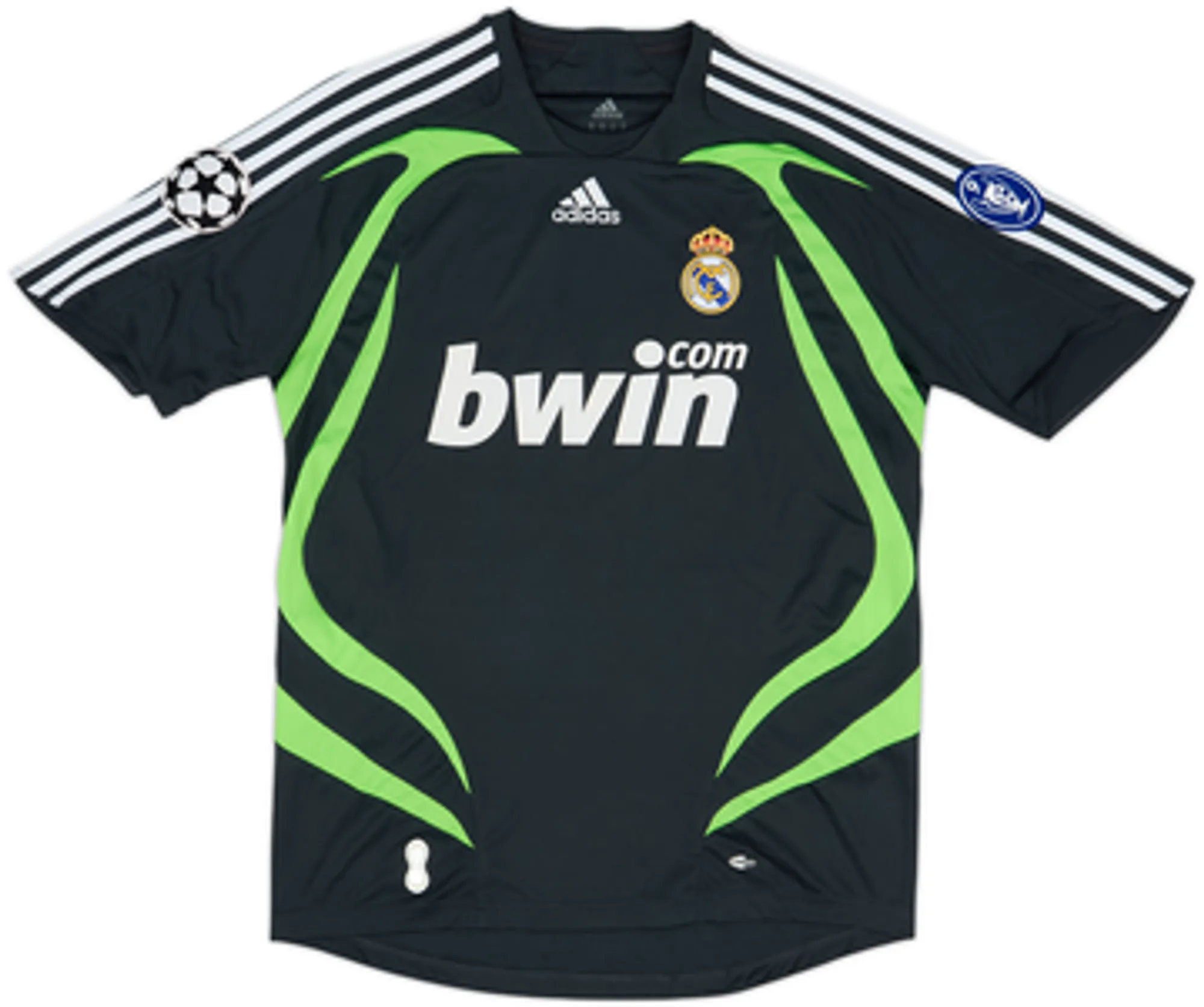 2007-08 Real Madrid CL Third Shirt v.Nistelrooy #17 - 9/10 - (M)