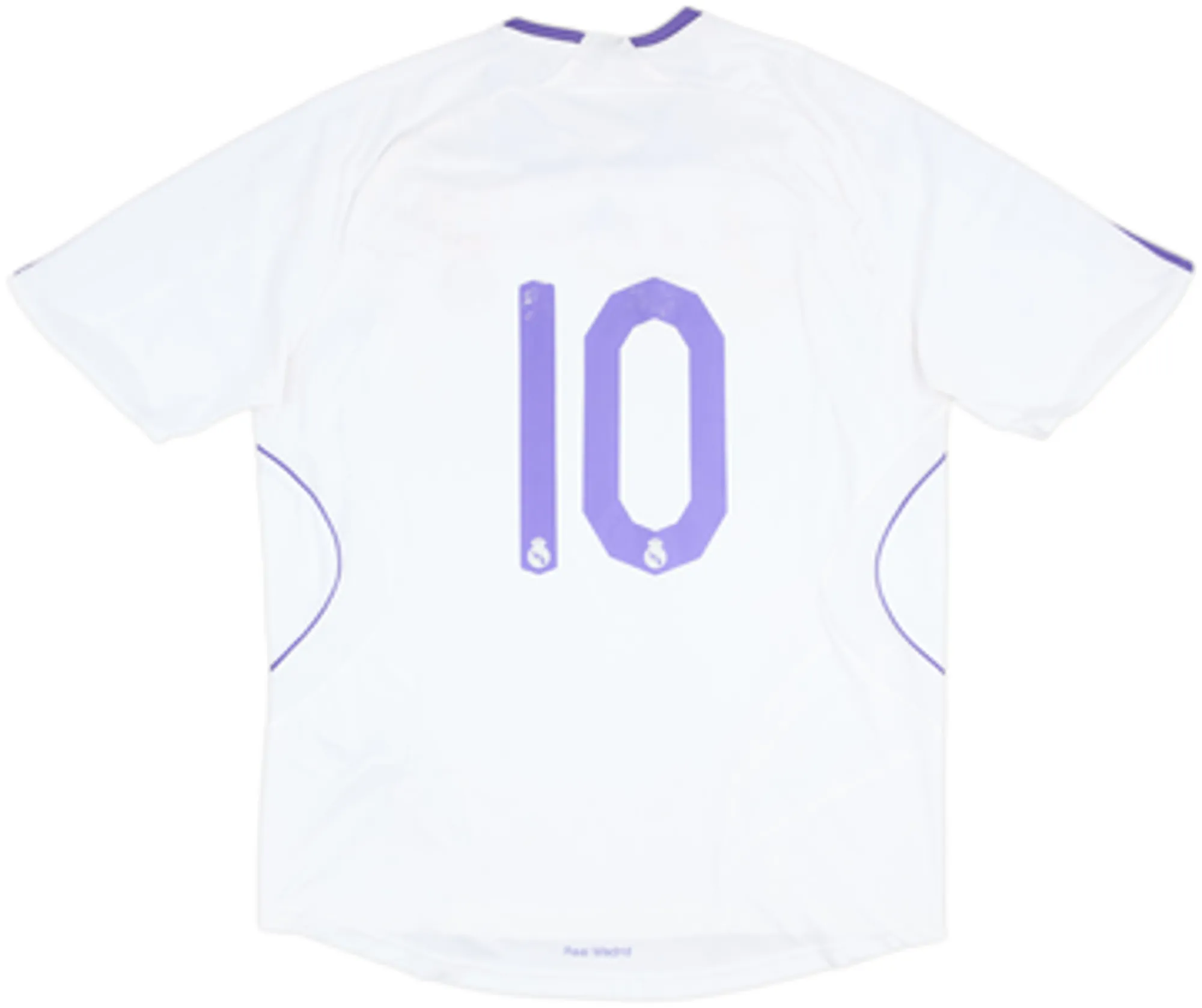 2007-08 Real Madrid Home Shirt #10 - 4/10 - (L)