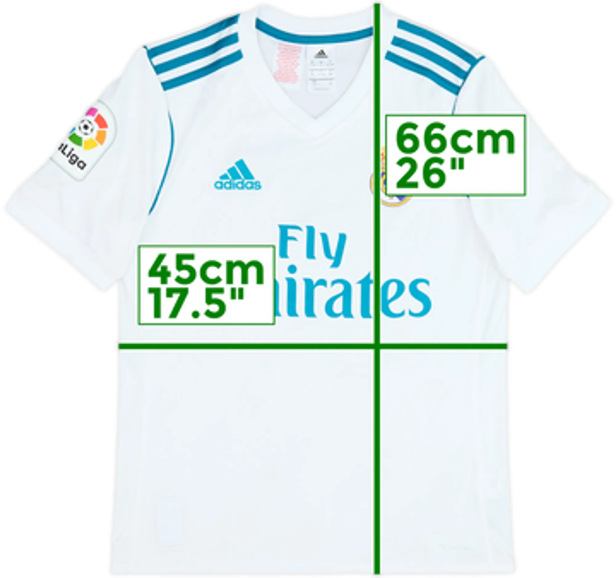 2017-18 Real Madrid Home Shirt - 10/10 - (L.Boys)