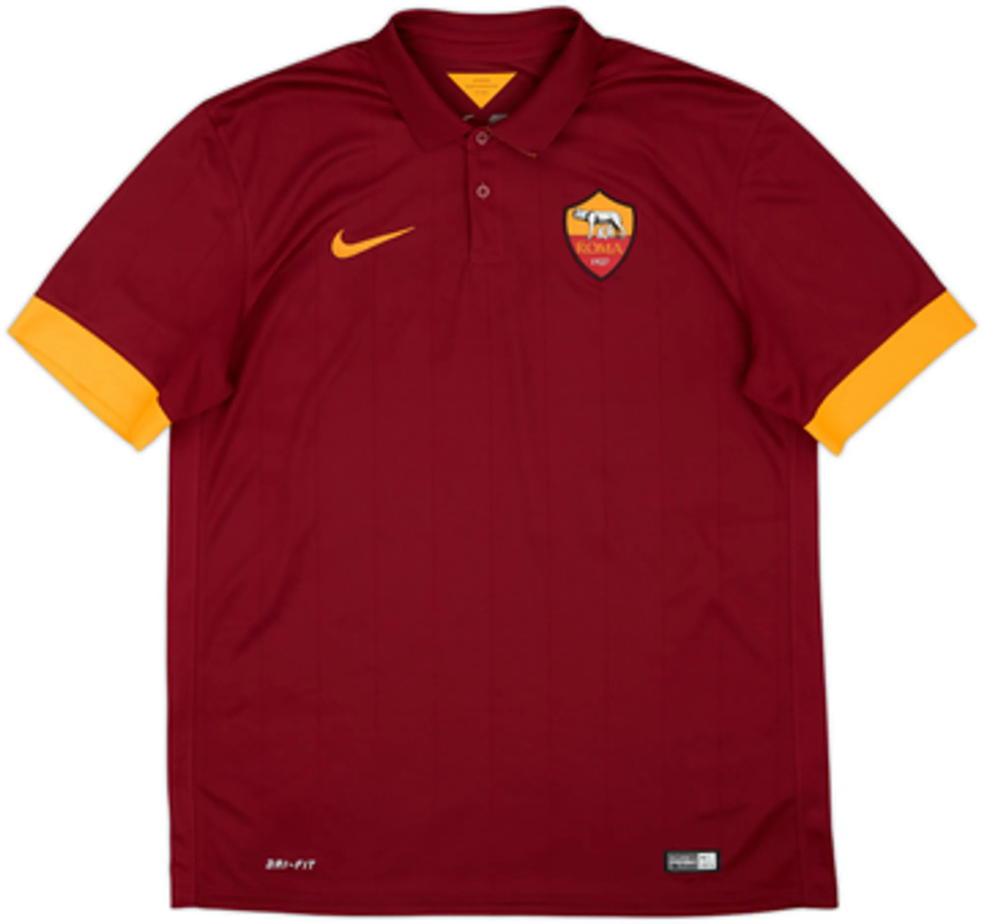 2014-15 Roma Home Shirt De Rossi #16 - 7/10 - (L)