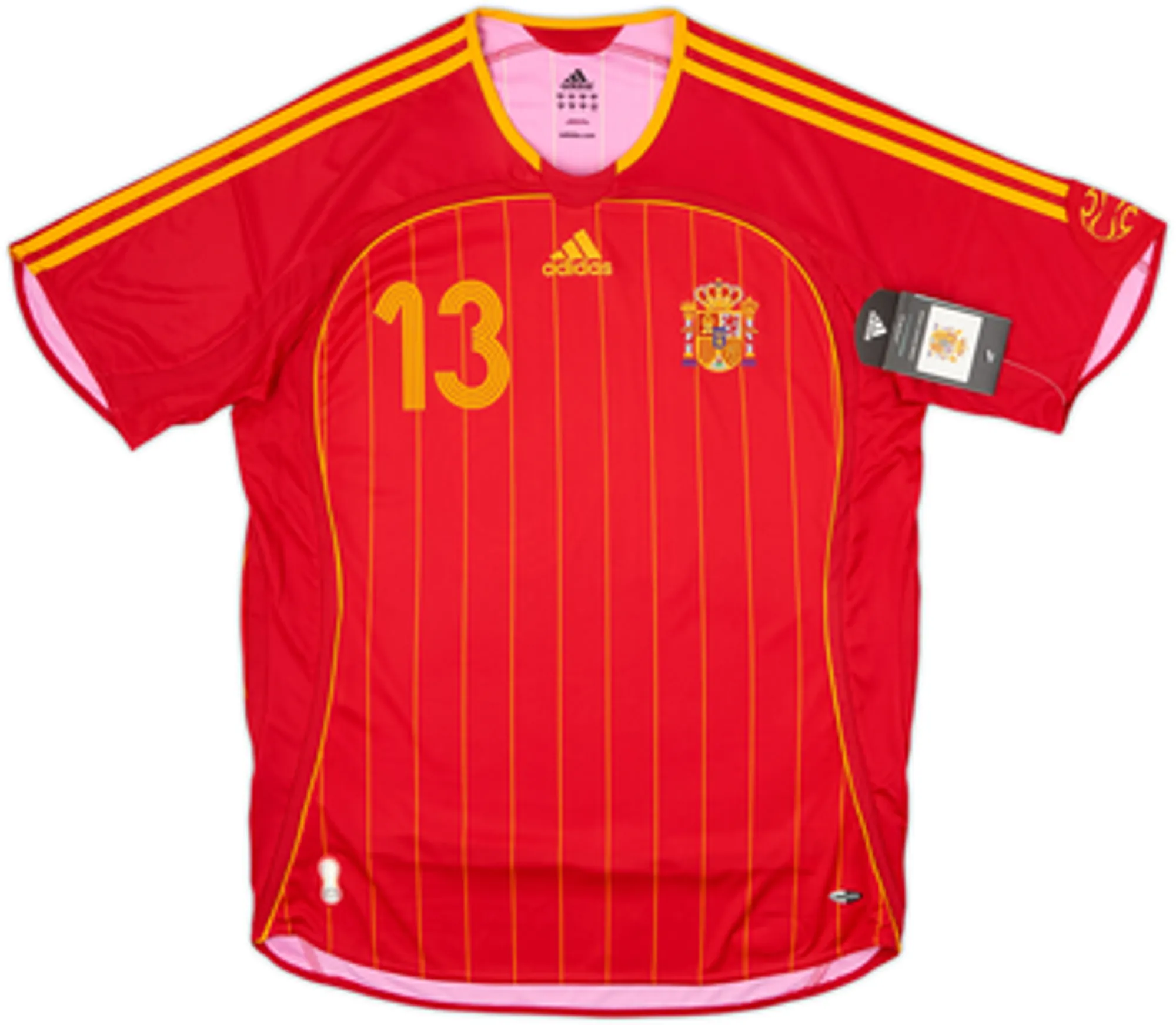 2006-08 Spain Home Shirt A.Iniesta #13 (M)