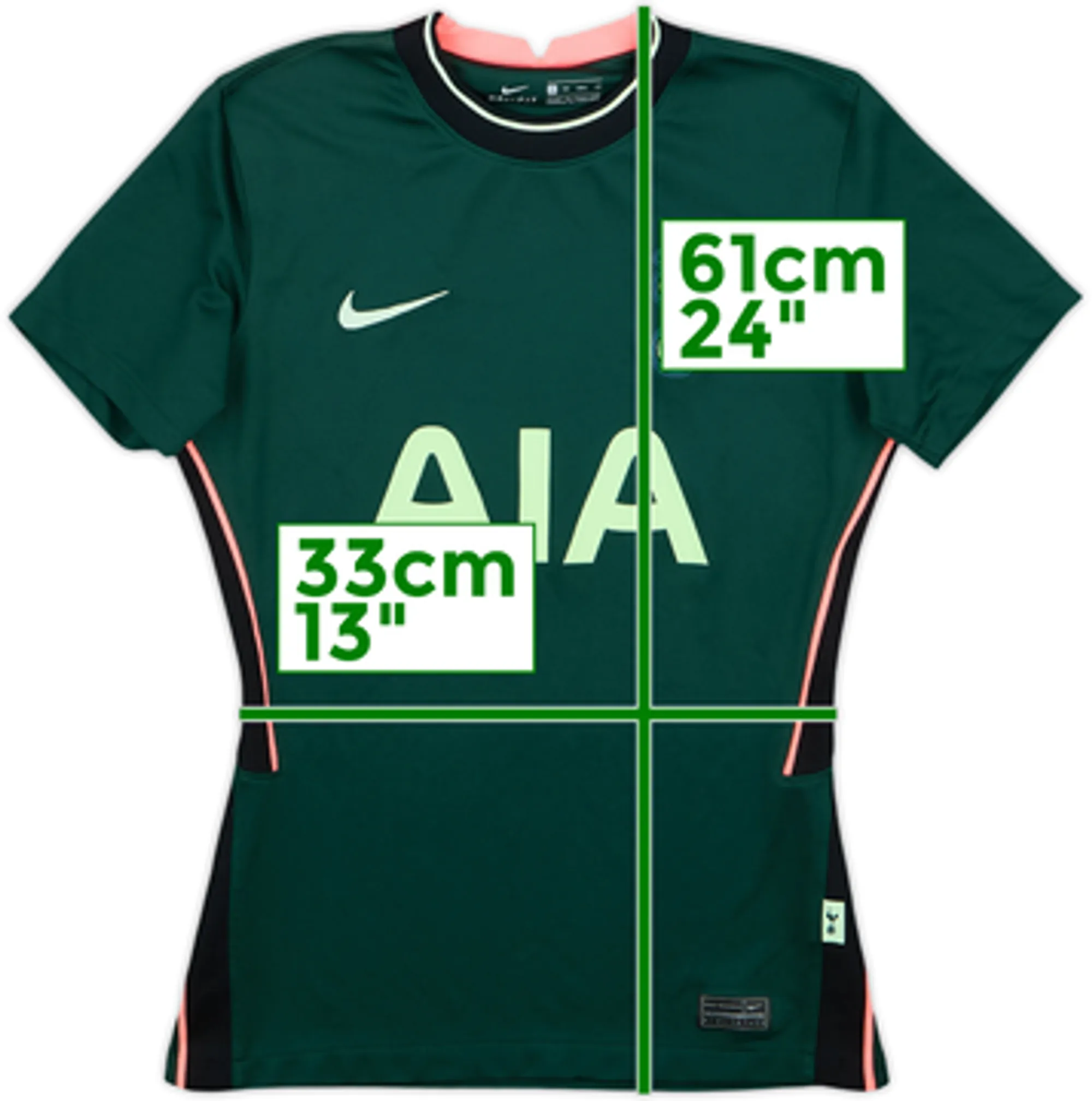 2020-21 Tottenham Away Shirt - 8/10 - (Women's XS)