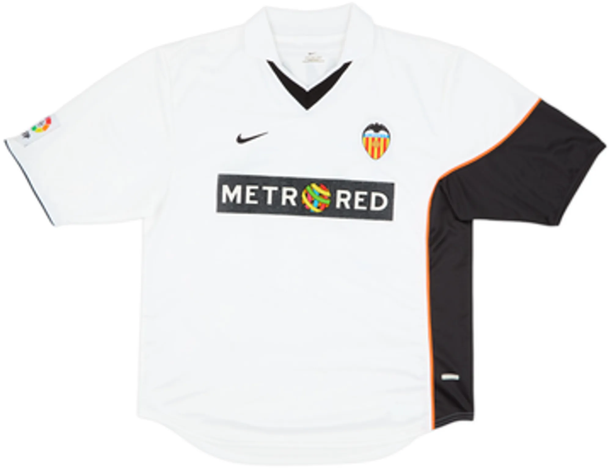 2001-02 Valencia Home Shirt Aimar #21 - 8/10 - (M)
