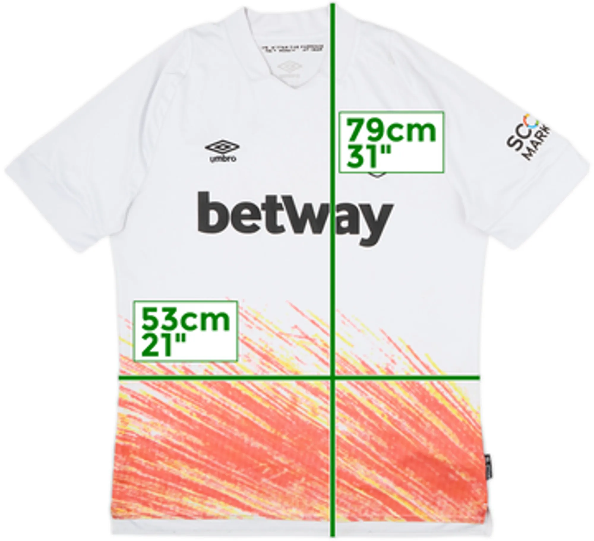 2022-23 West Ham Third Shirt - 4/10 - (XL)