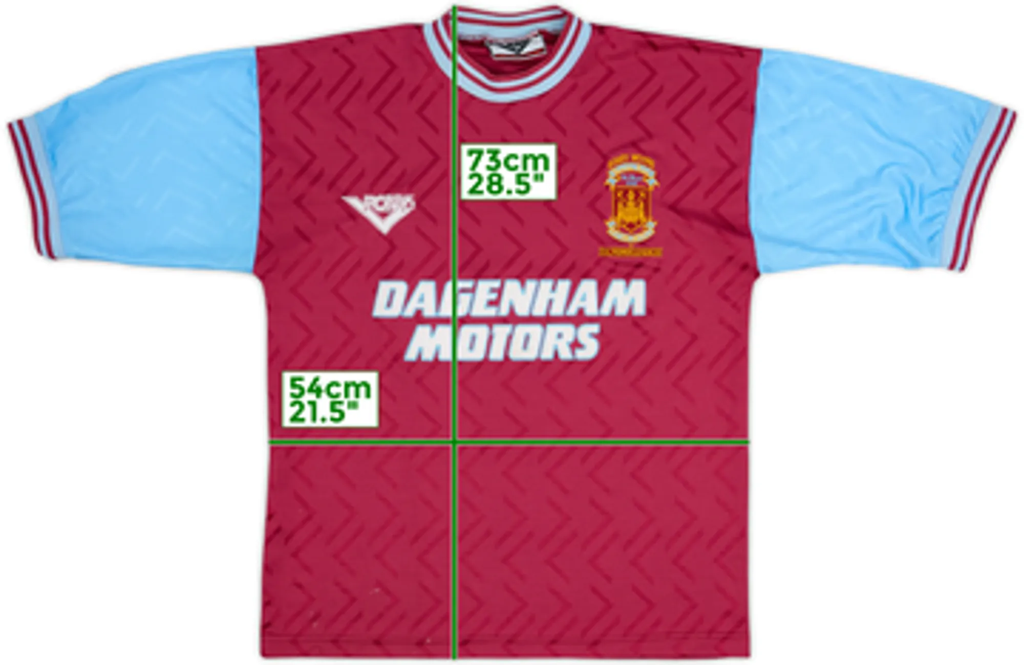 1993-95 West Ham 'Bobby Moore Memorial Match' Home Shirt - 7/10 - (M)
