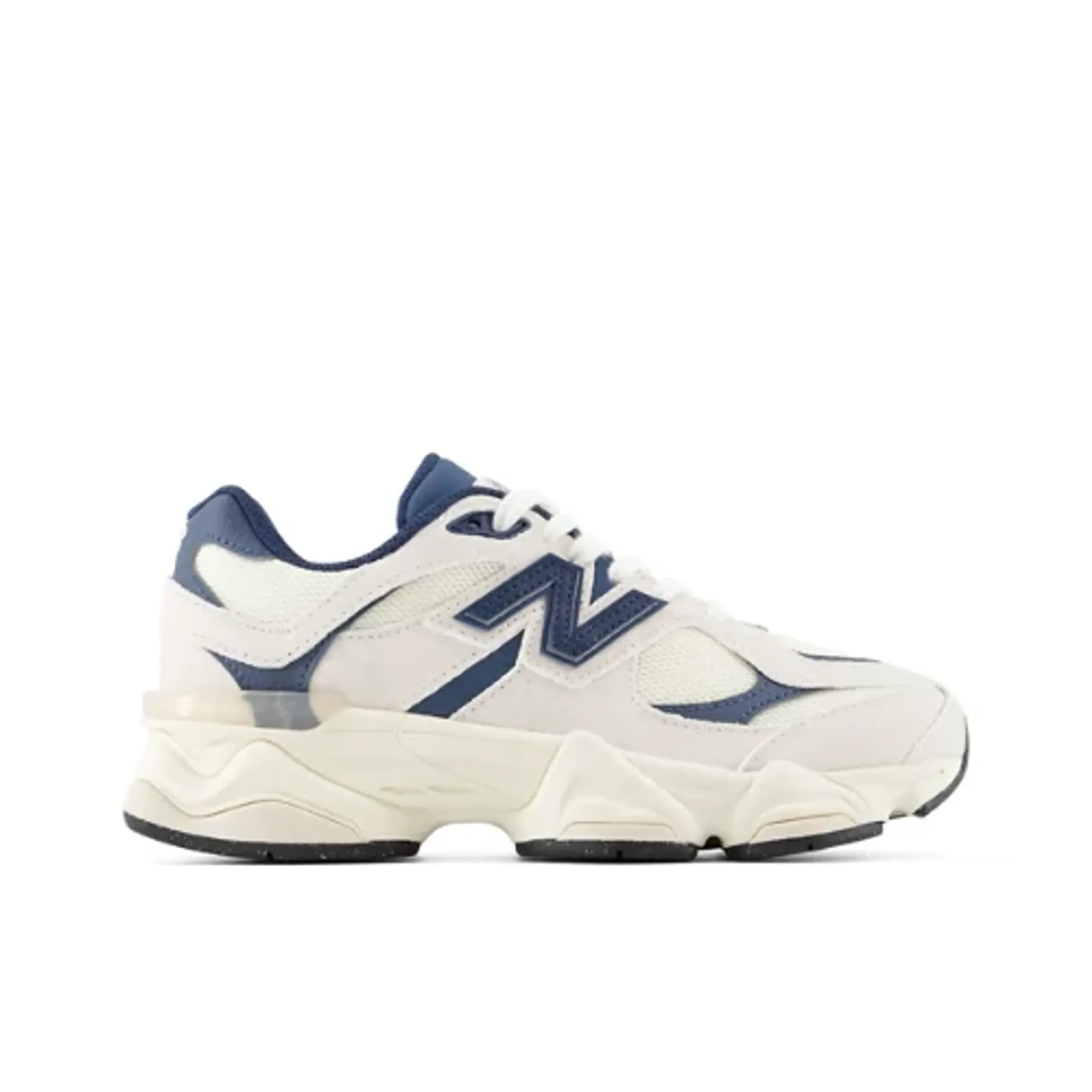 New Balance Kids 9060 Lace in Blue/Beige Suede/Mesh