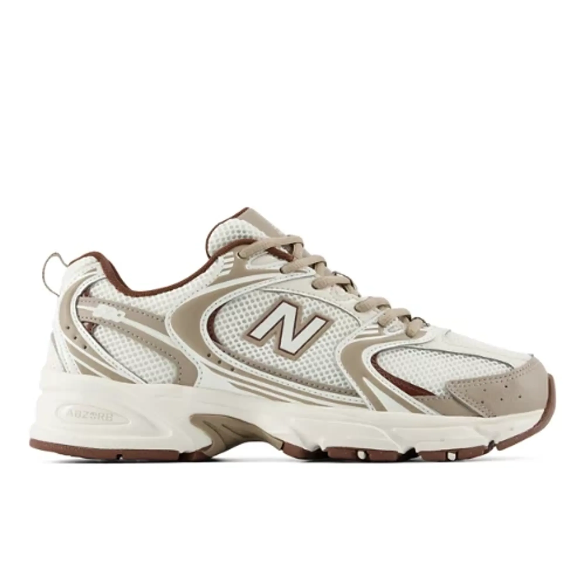 New Balance Unisex 530 in White/Grey Synthetic
