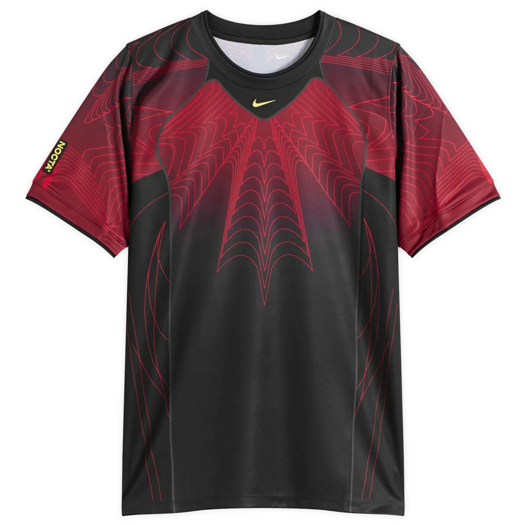 Nike Men's x Nocta Canada Pre Match Football Jersey Black/Red/Yellow