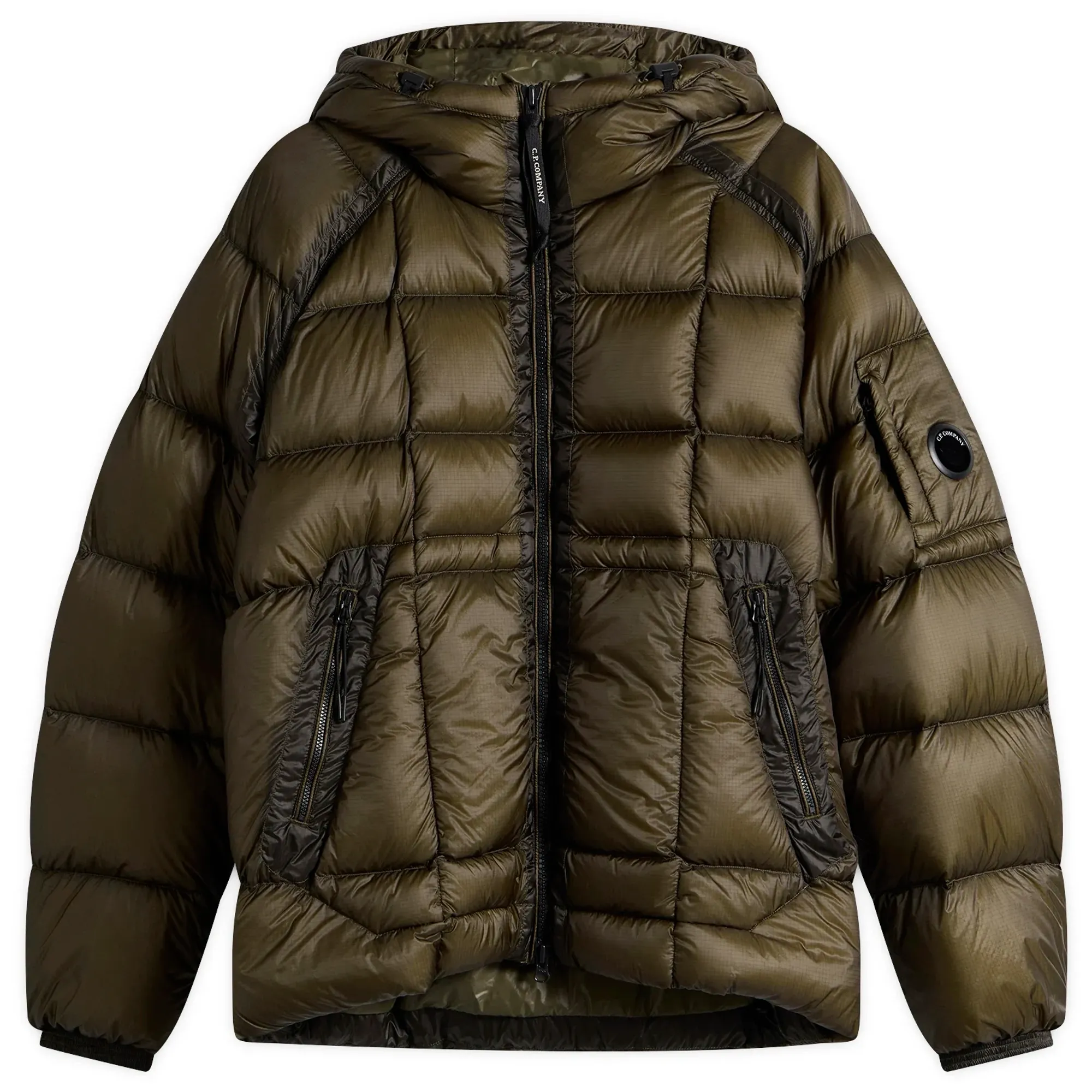 C.P. Company Men's DD-Shell Hooded Down Jacket Ivy Green