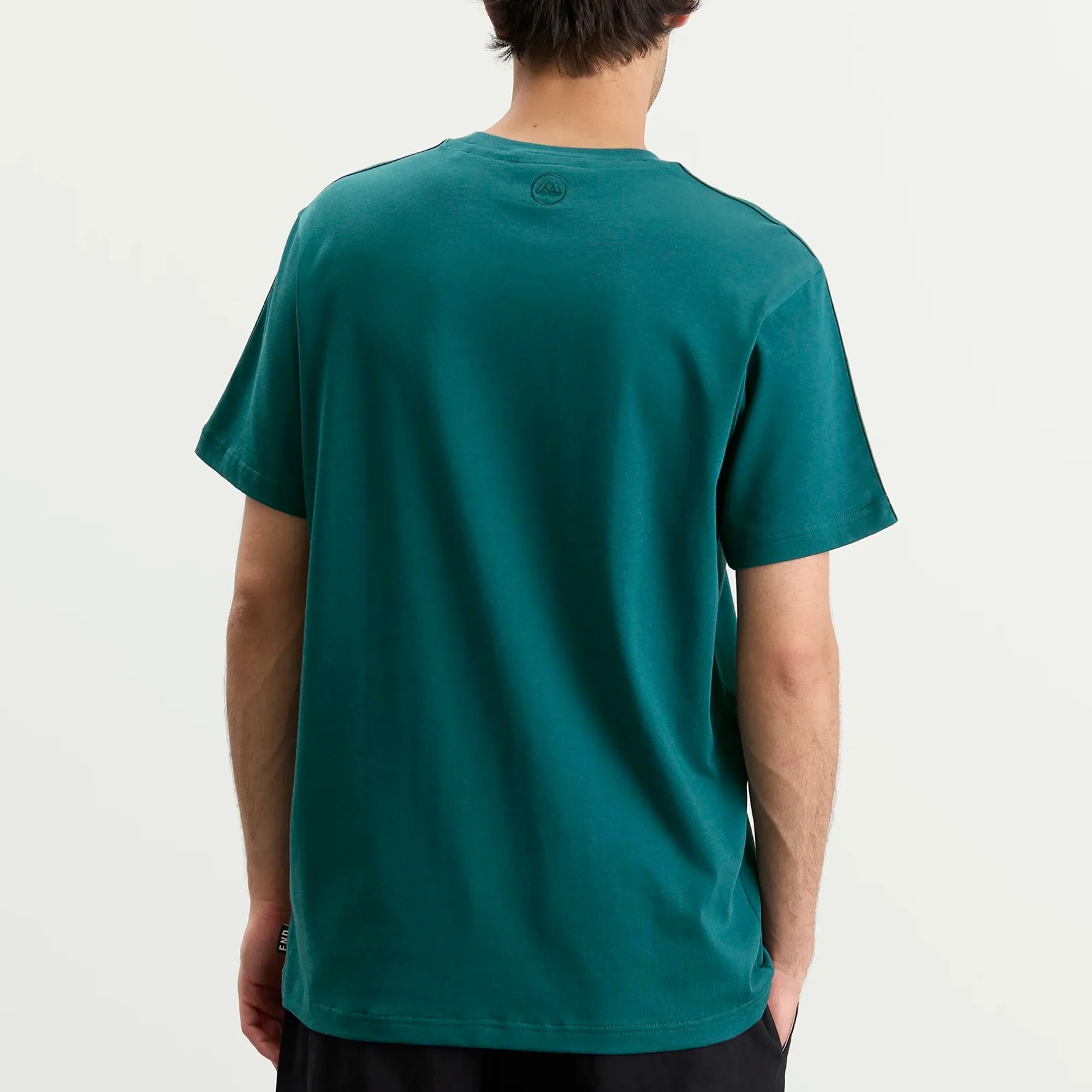 END. x Adidas Men's Brockhall SPZL T-Shirt Green | KR0942 | FOOTY.COM