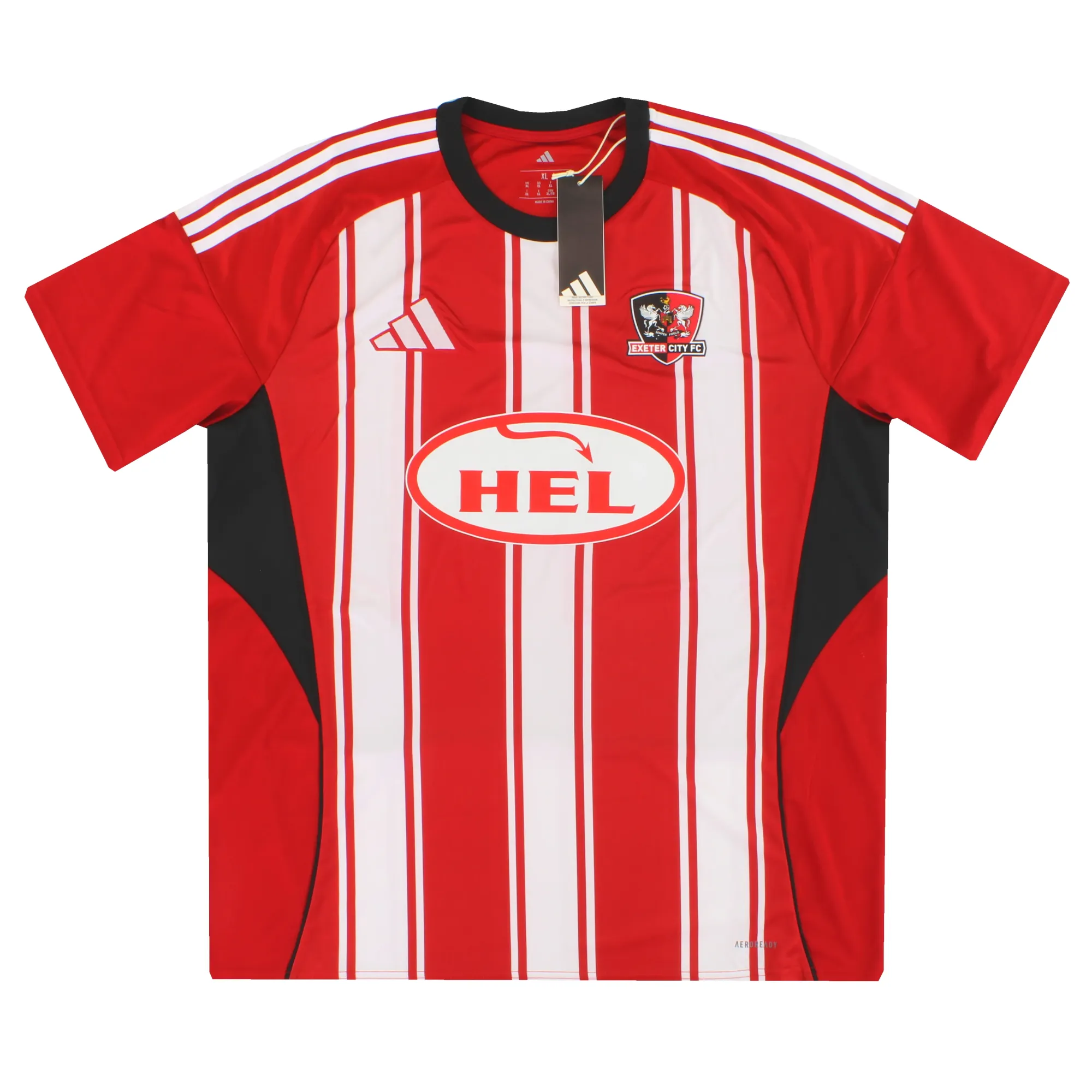2025-26 Exeter City adidas Home Shirt *w/tags* - Exeter City / w/tags 
