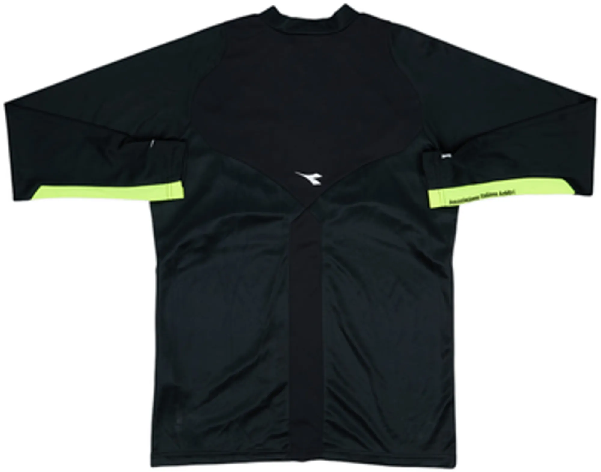 2009-10 Italy FIGC Diadora Referee L/S Shirt - 8/10 - (S)