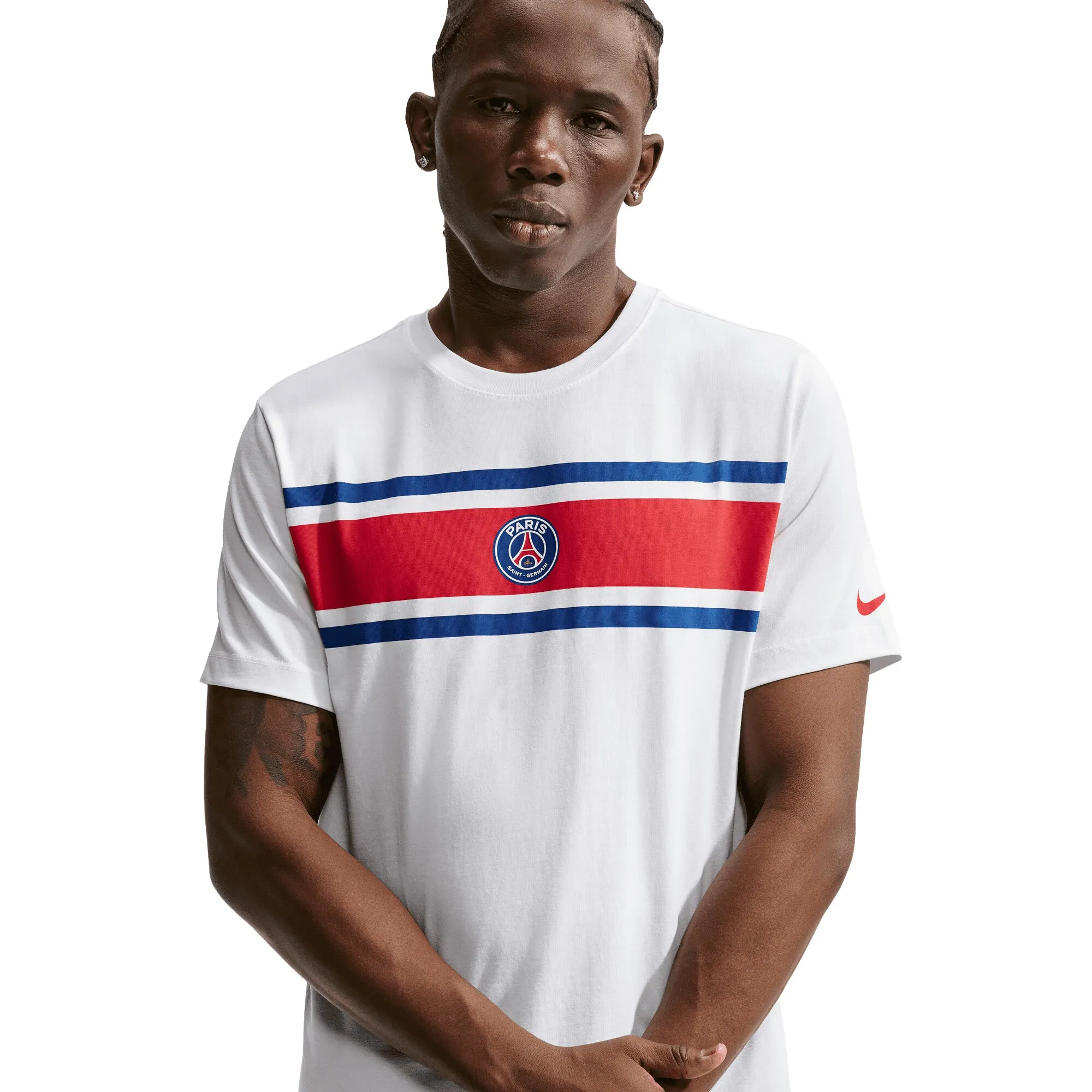PSG Nike Crest T-Shirt - White