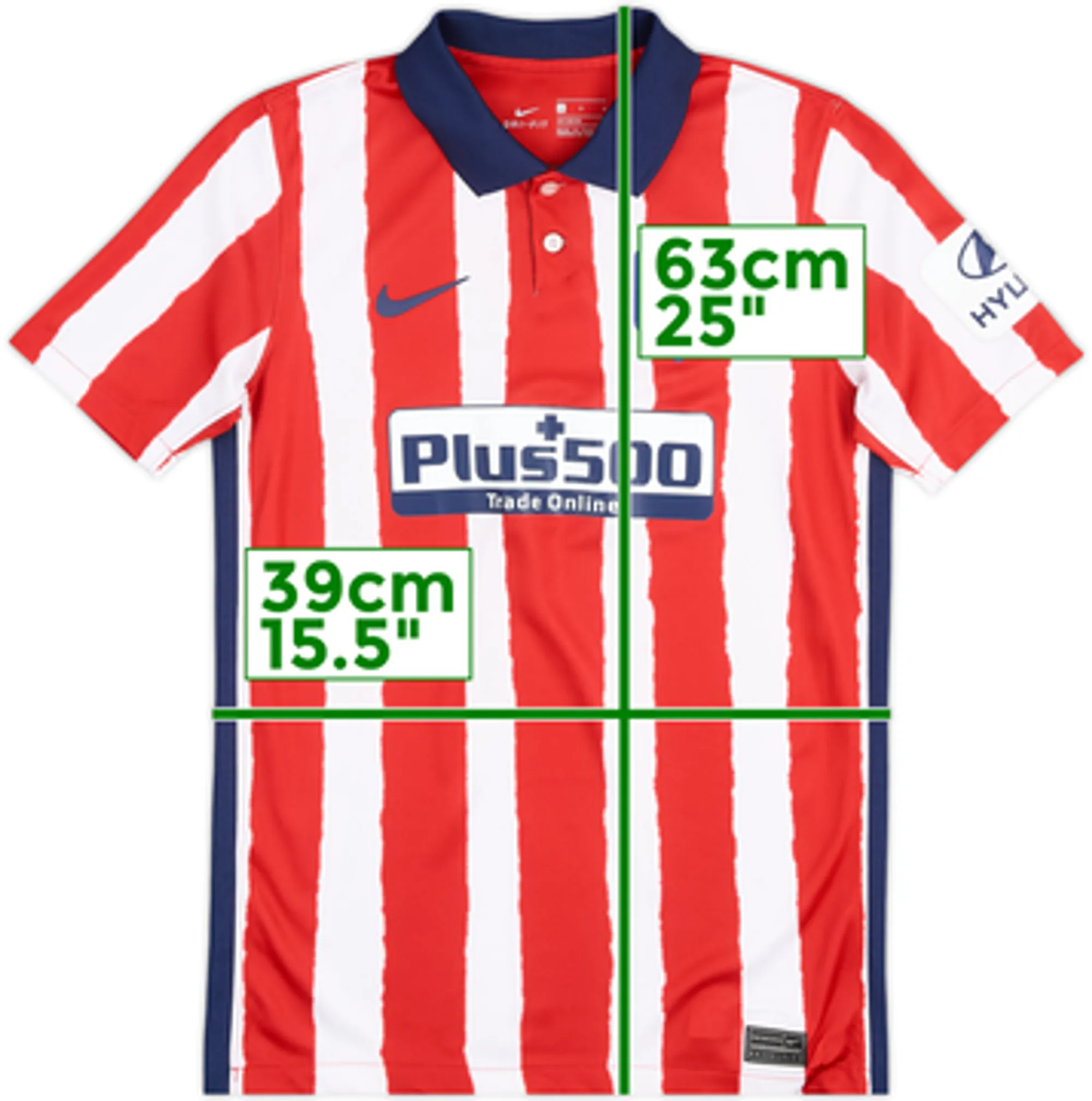 2020-21 Atletico Madrid Home Shirt - 5/10 - (L.Boys)