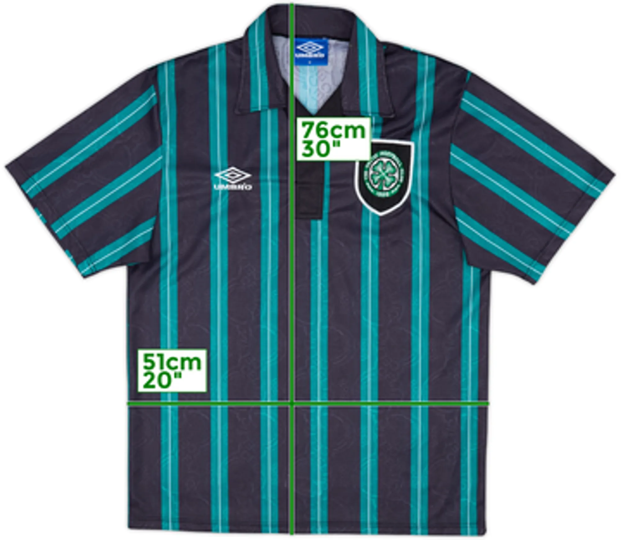 1992-93 Celtic Away Shirt - 7/10 - (M)