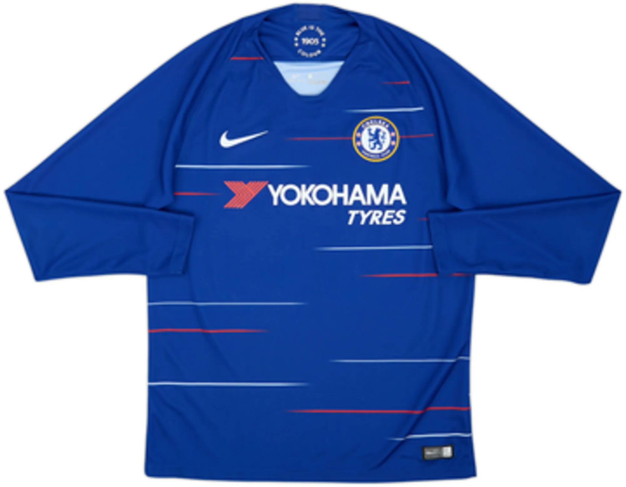 2018-19 Chelsea Home L/S Shirt Hazard #10 - 7/10 - (M)