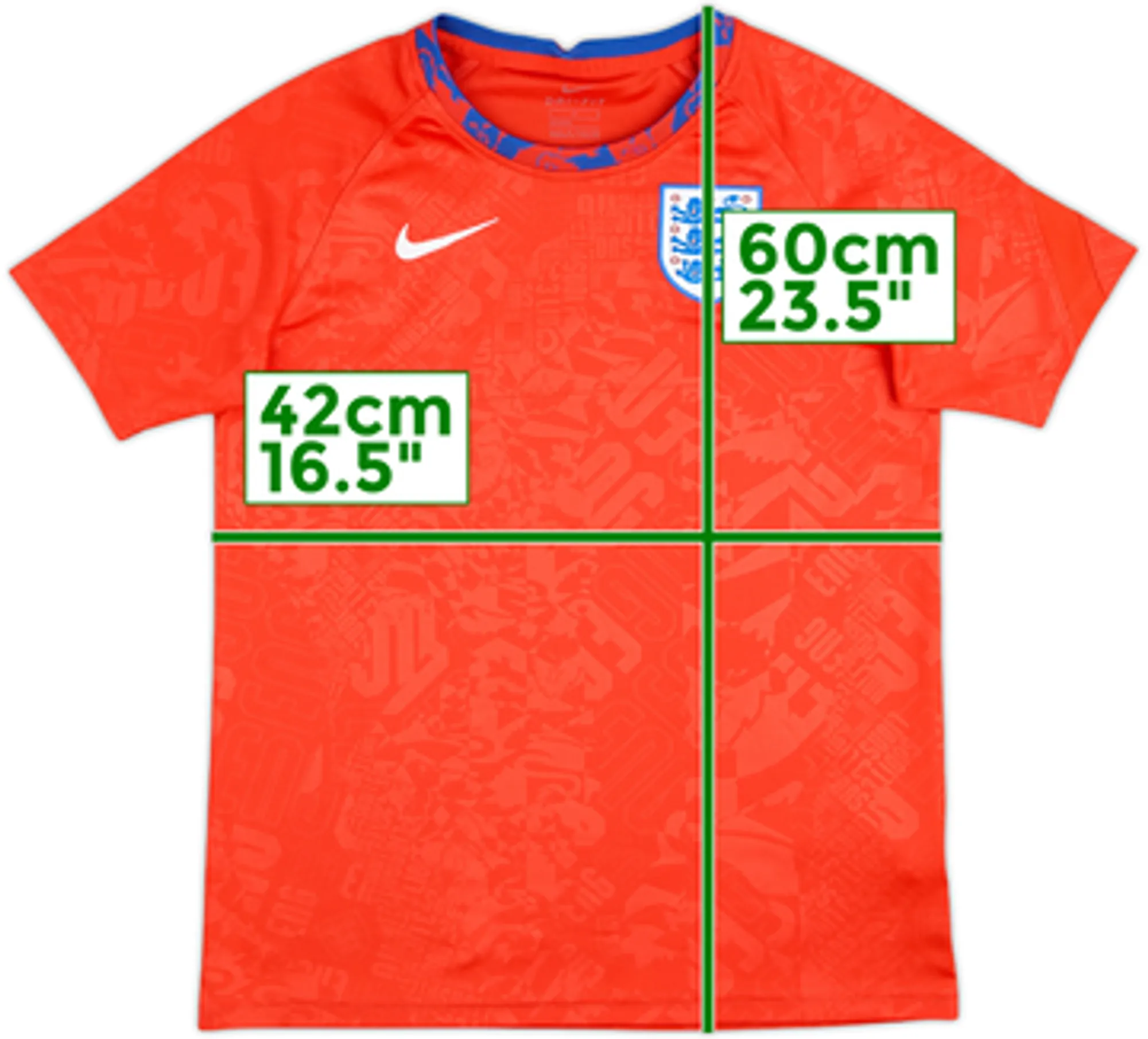 2020-22 England Nike Training Shirt - 5/10 - (L.Boys)