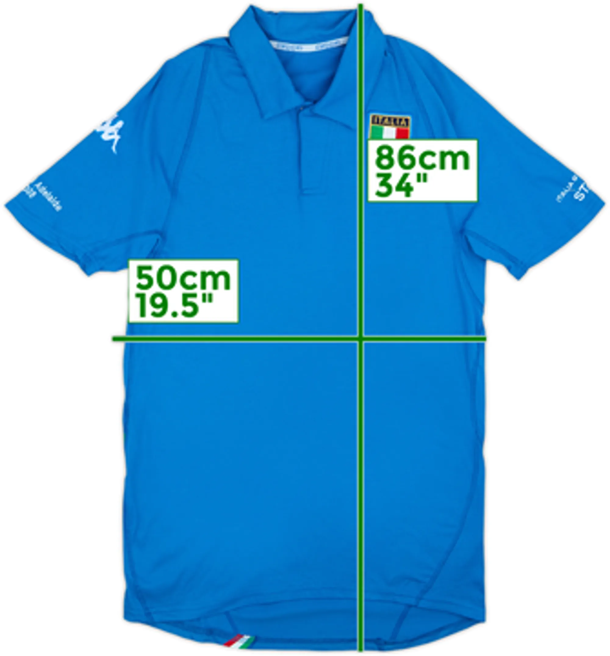 2008 Italy Golf Kappa Polo Shirt - 7/10 - (L)