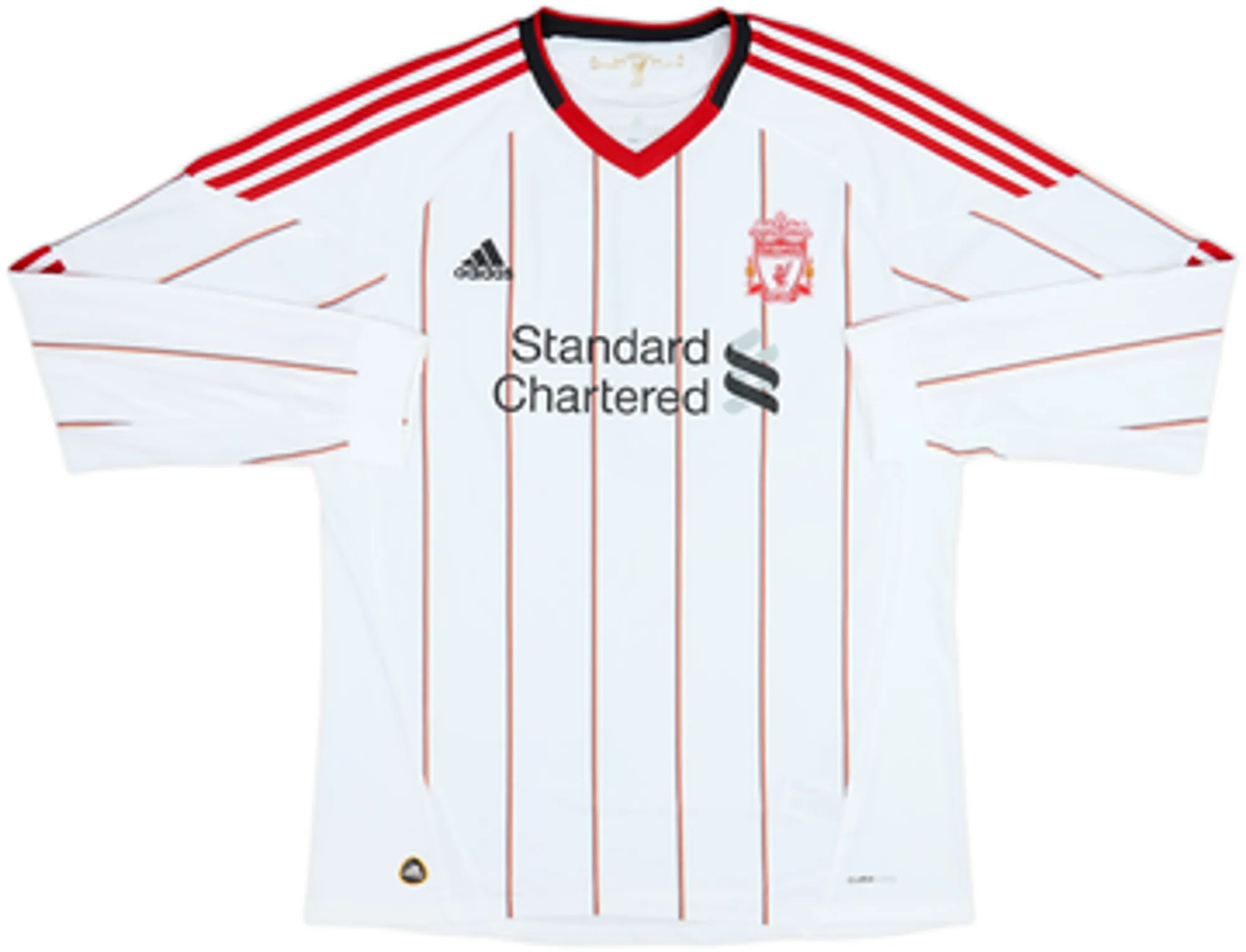 2010-11 Liverpool Away L/S Shirt Gerrard #8 - 6/10 - (XL)
