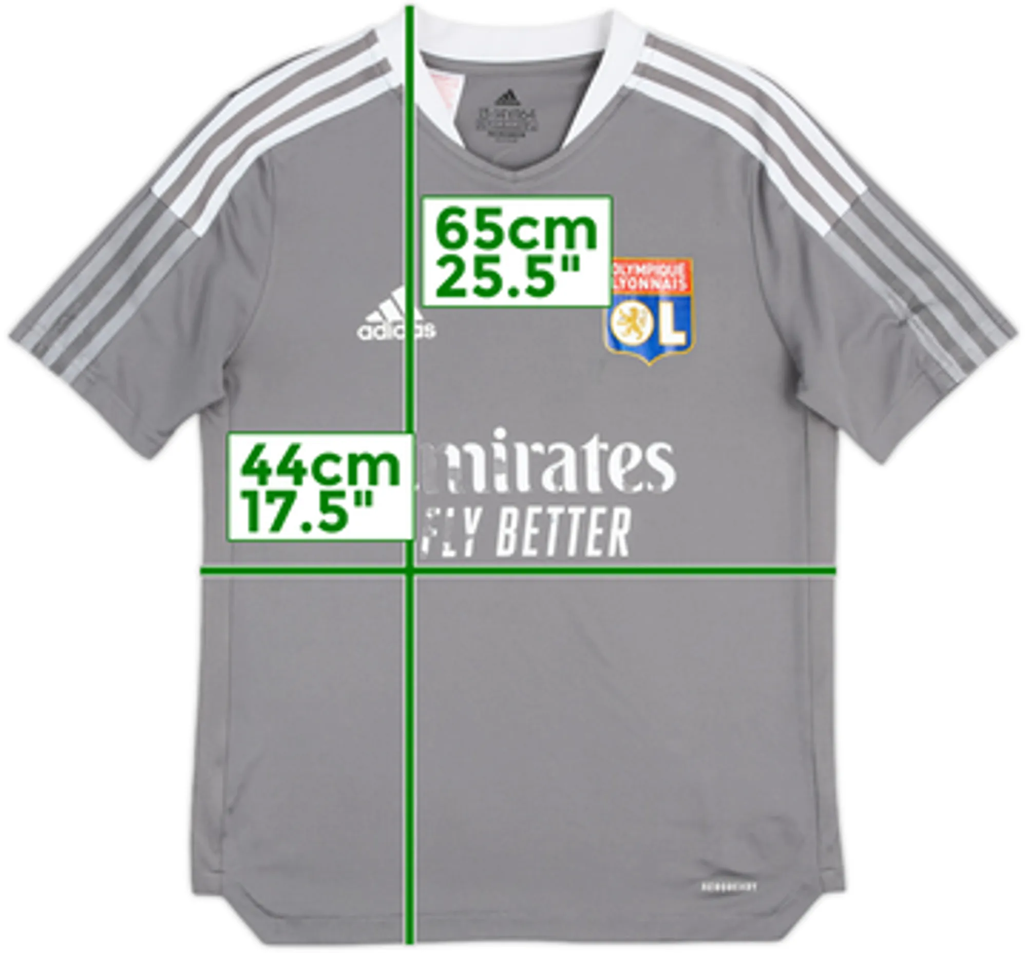 2020-21 Lyon adidas Training Shirt - 4/10 - (L.Boys)