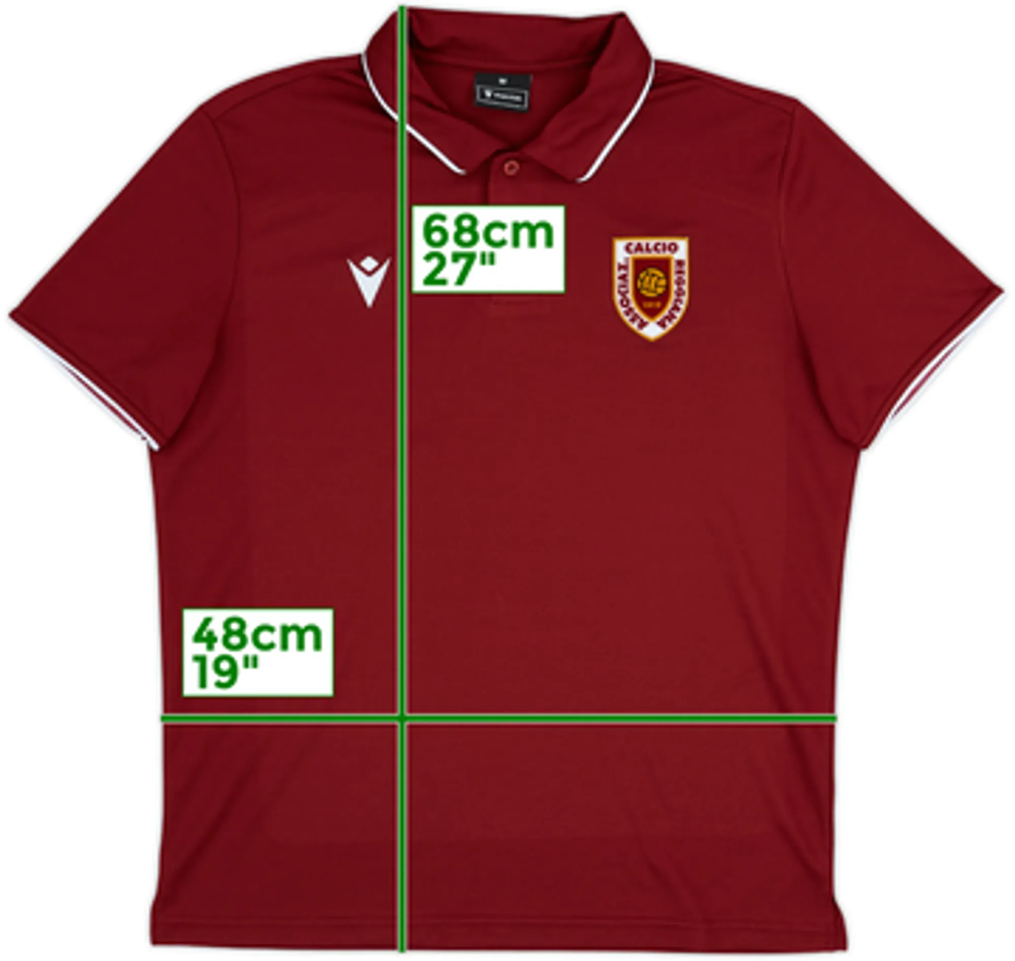2021-22 Reggiana Macron Polo Shirt - 8/10 - (M)
