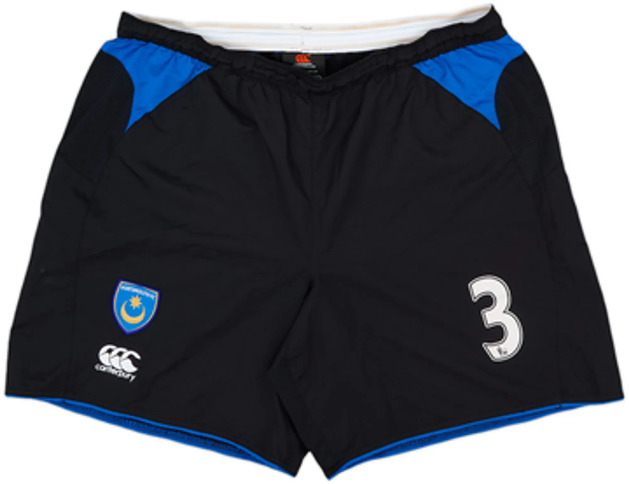 2009-10 Portsmouth Player Issue Third Shorts #3 (R. Rocha) - 7/10 - (L)