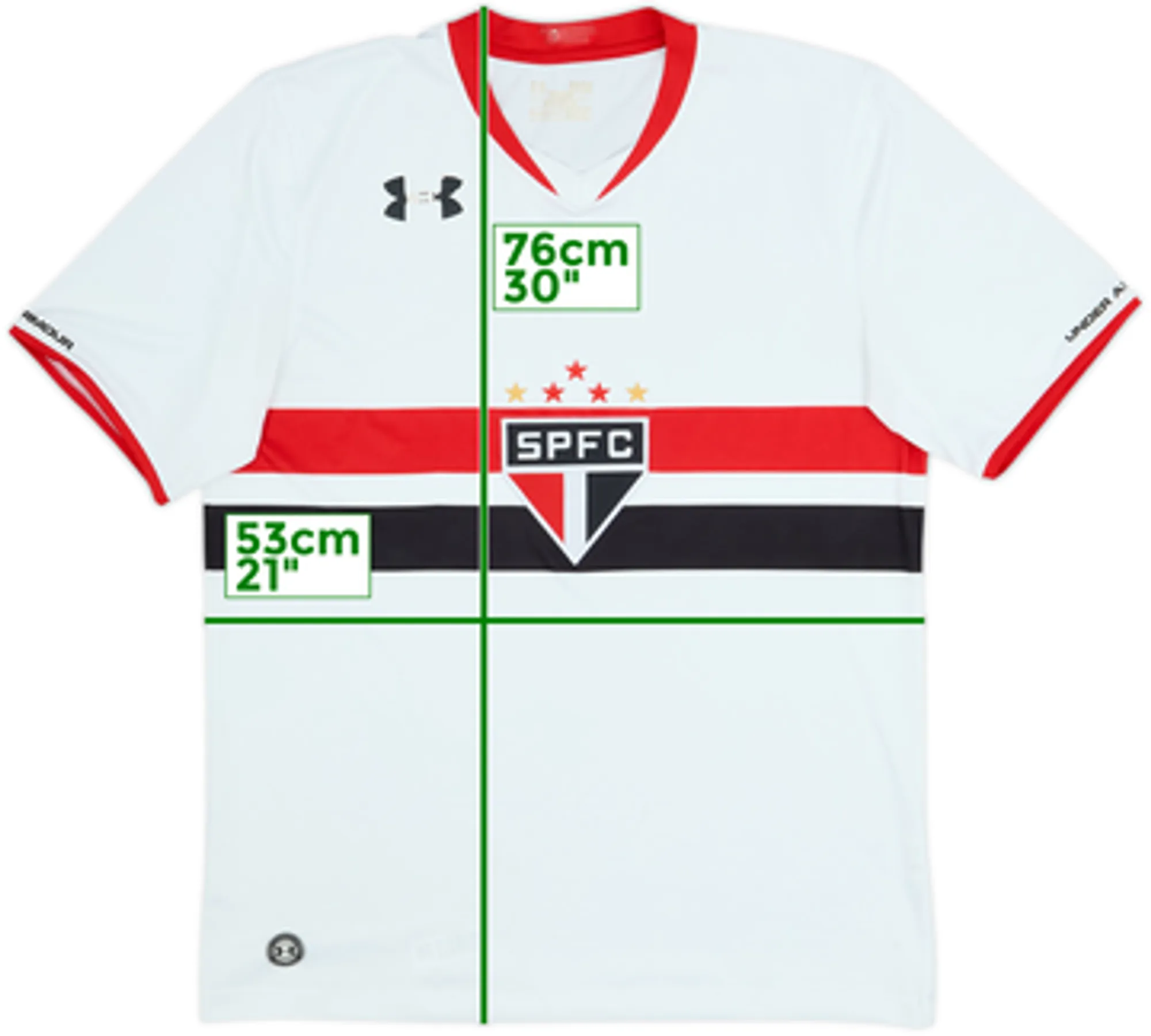 2015 Sao Paulo Home Shirt - 4/10 - (L)