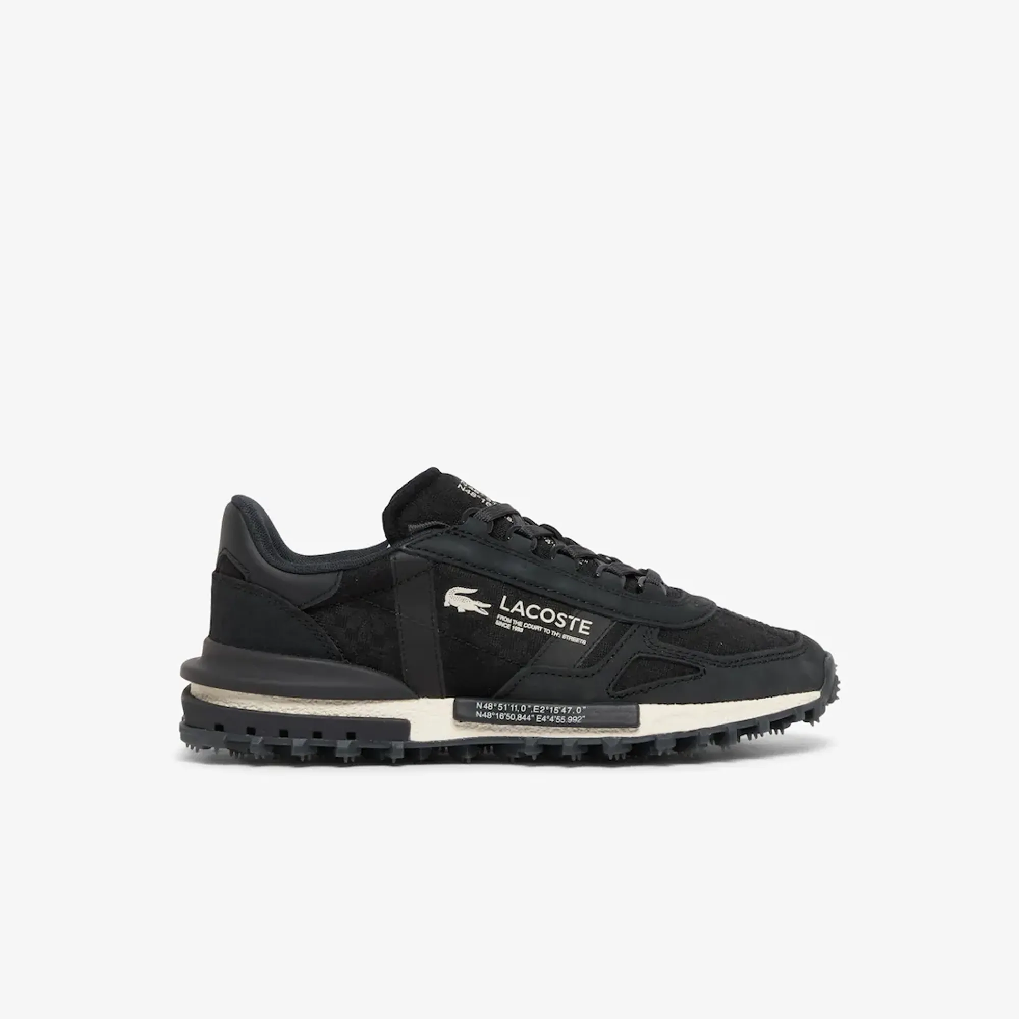 Lacoste Women's Elite Active Sneakers - Off Black / Off White