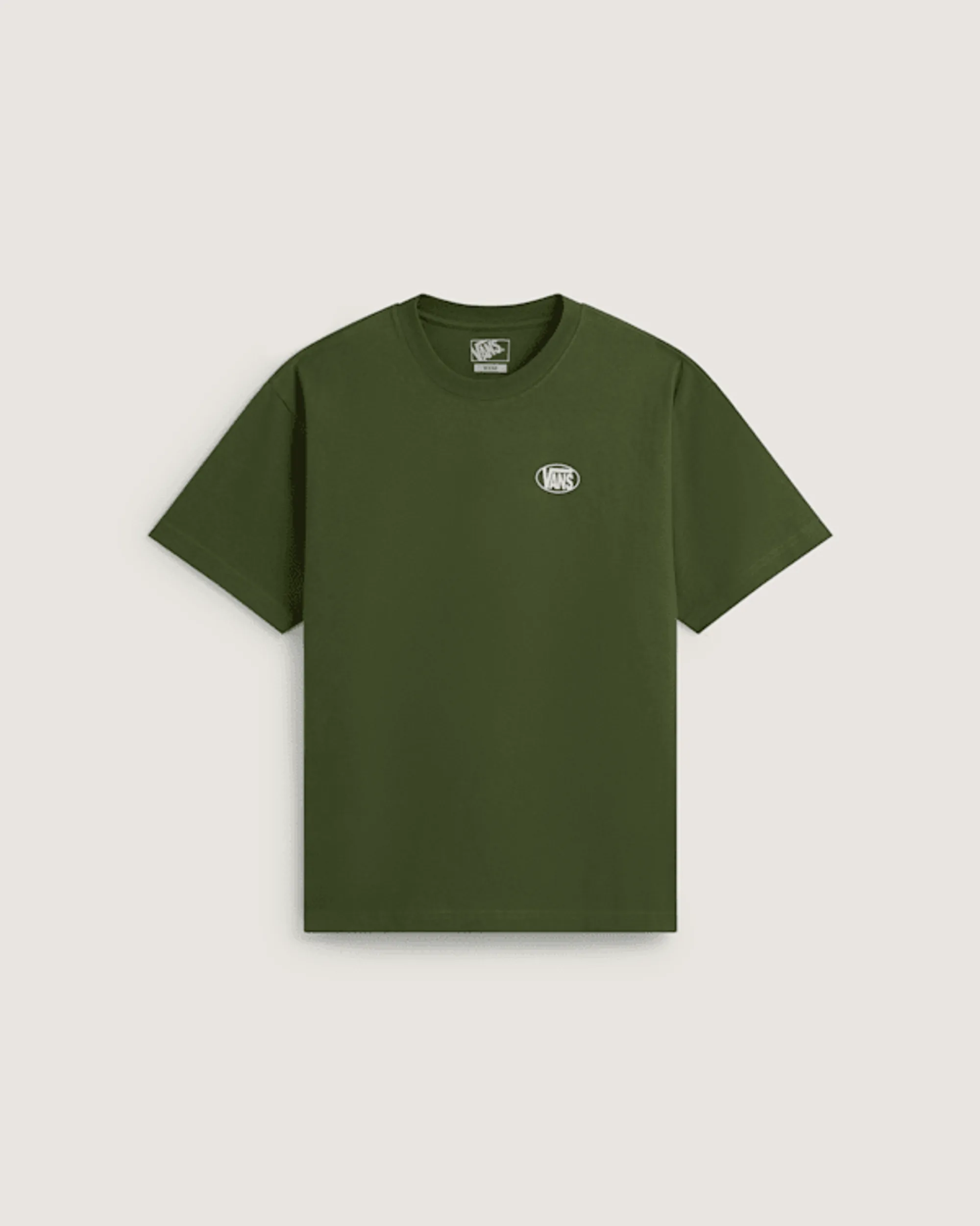 Vans - Oval Logo Loose Ss Tee Green Balsam, Man, Green