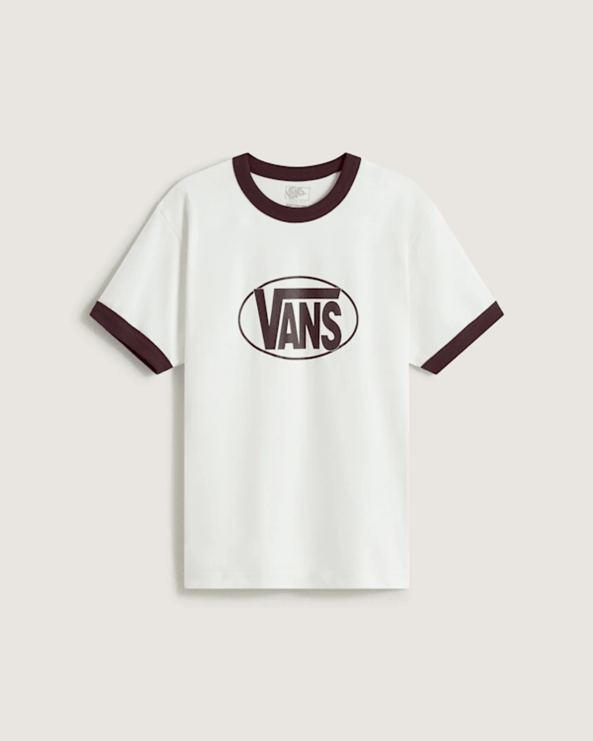 Vans - Center Chest Ringer T-Shirt, Man, White