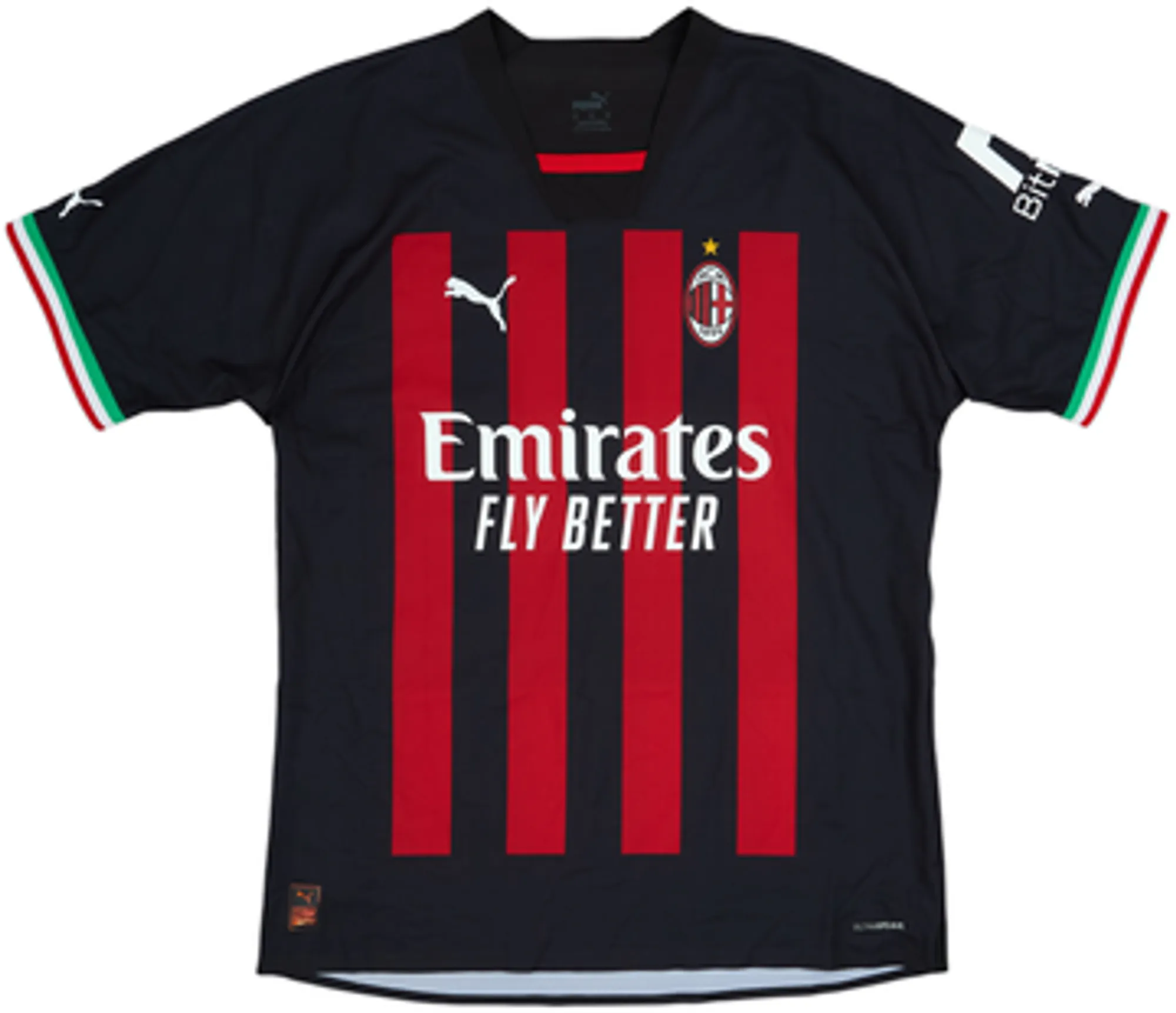 2022-23 AC Milan Authentic Home Shirt R.Leao #17 - 10/10 - (XL)