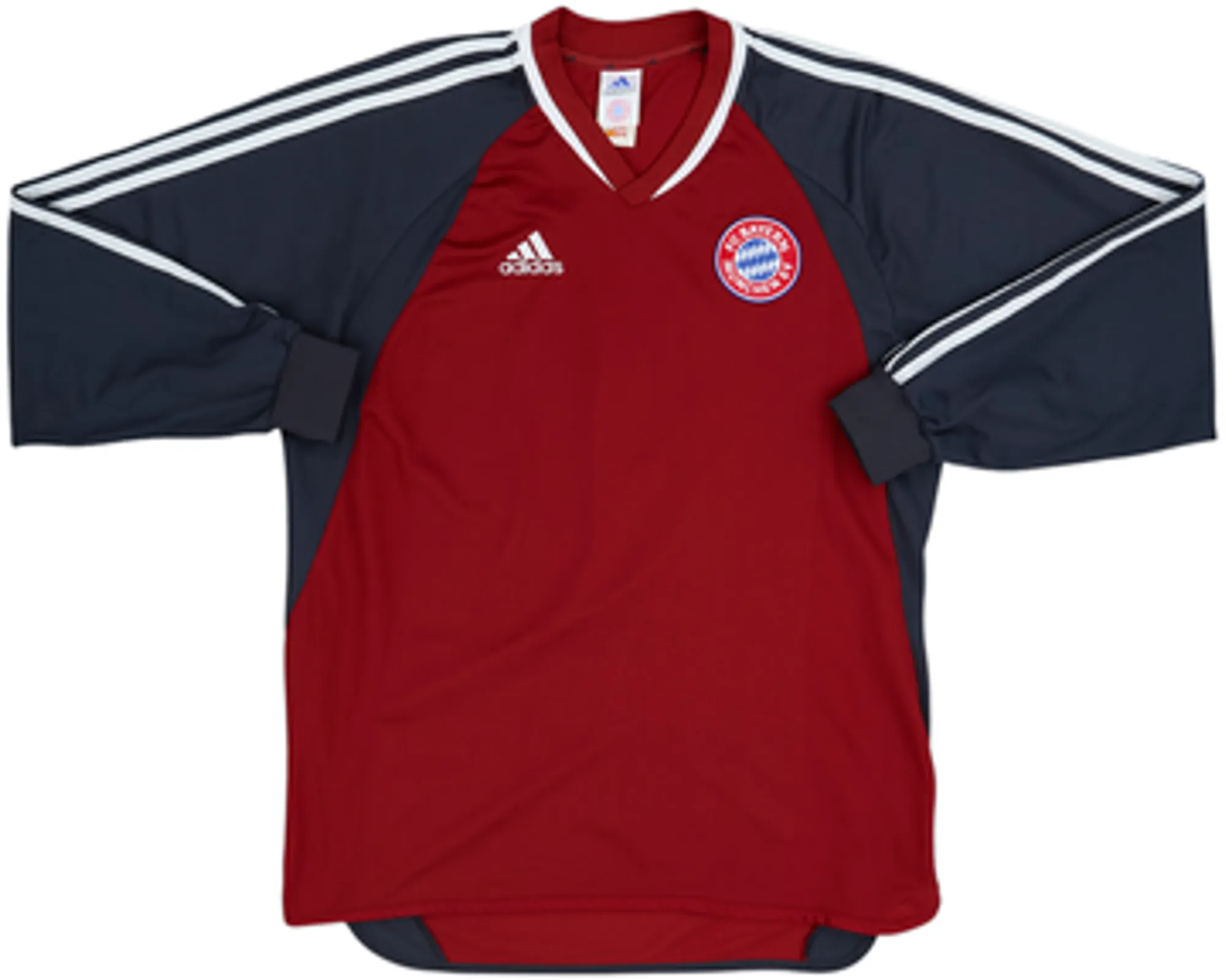 2001-02 Bayern Munich Player Issue Home L/S Shirt Elber #9 - 6/10 - (M)