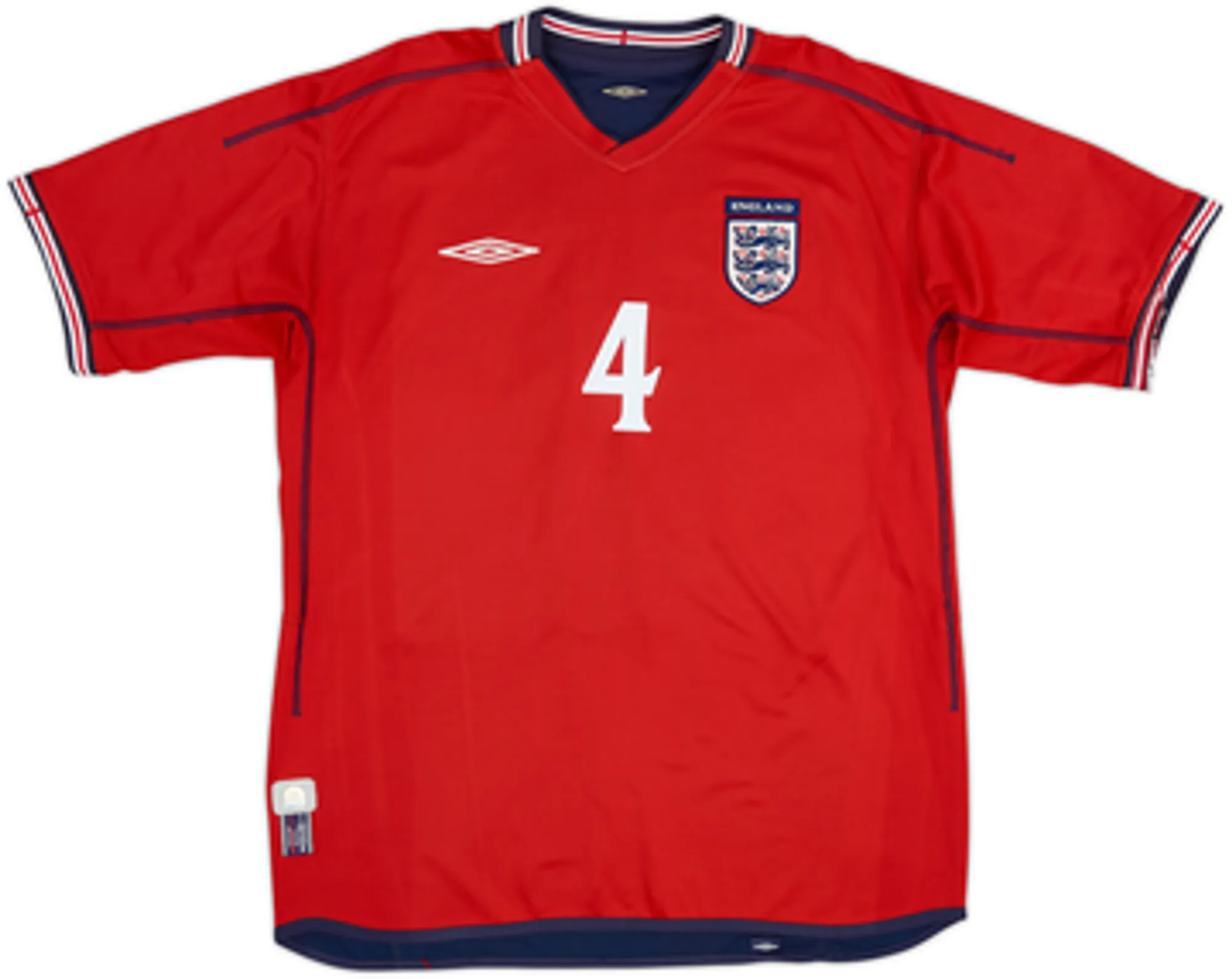 2002-04 England Away Shirt Gerrard #4 - 4/10 - (L)
