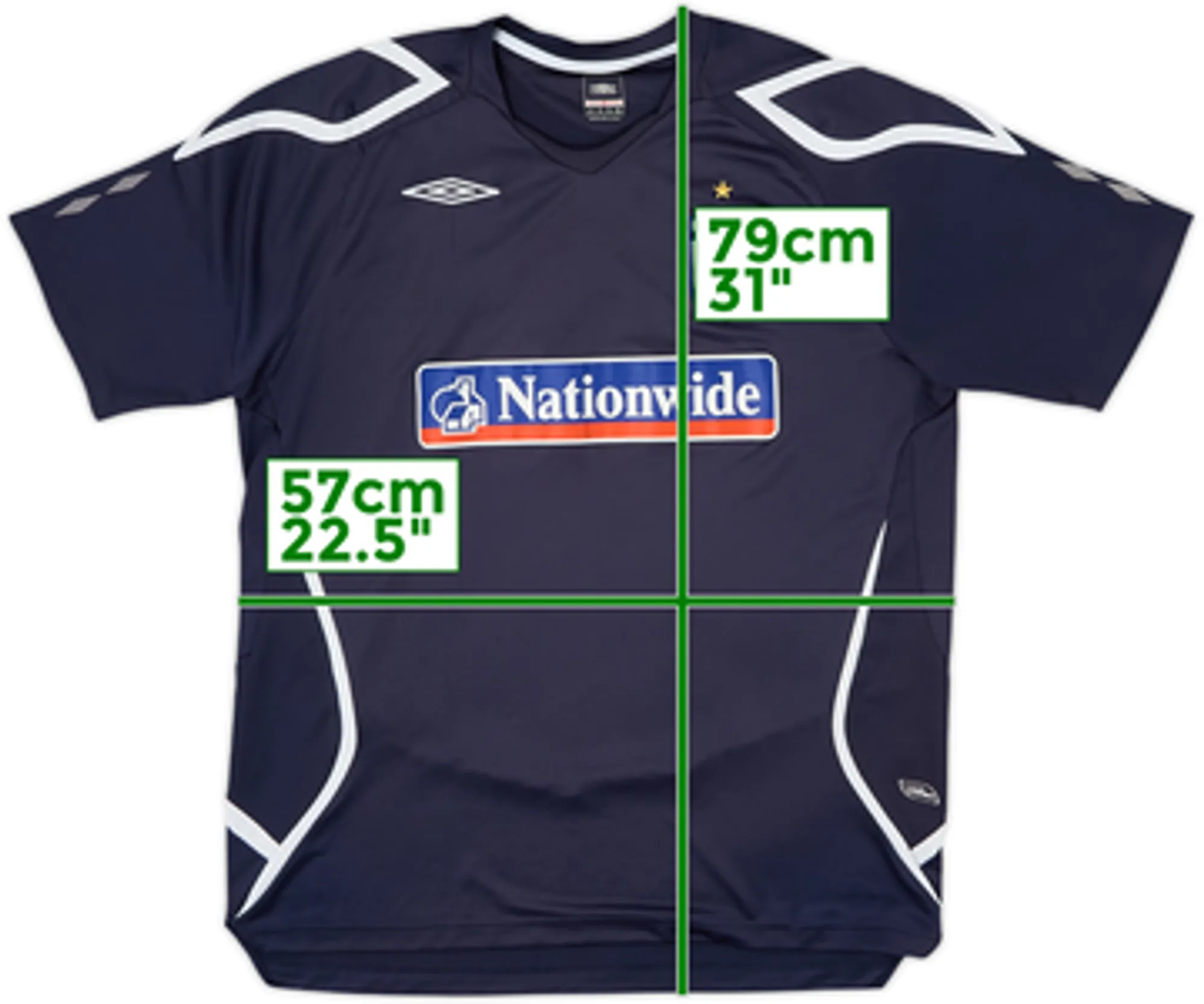 2005-07 England Umbro Training Shirt - 7/10 - (XL)