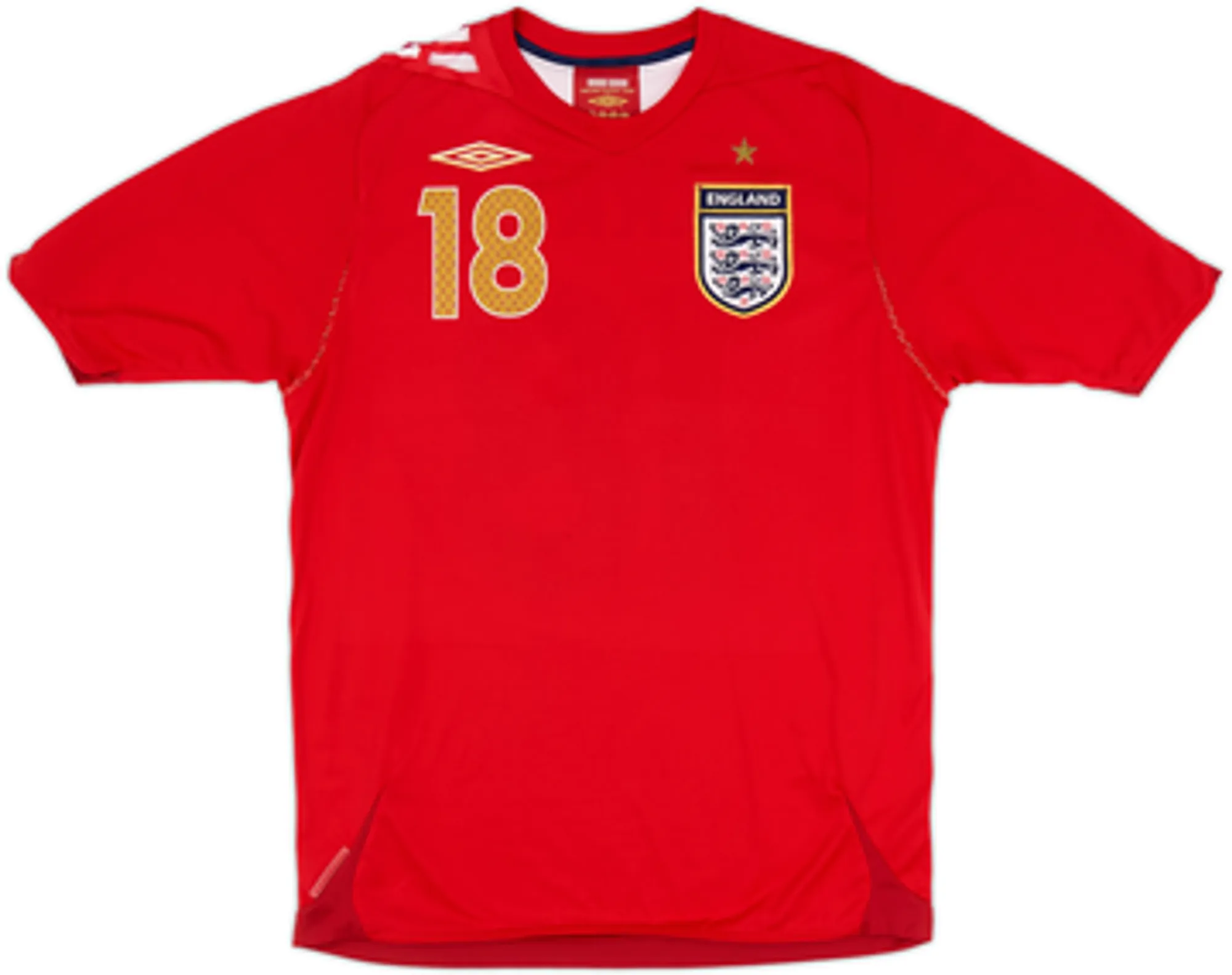 2006-08 England Away Shirt Carrick #18 - 7/10 - (M)