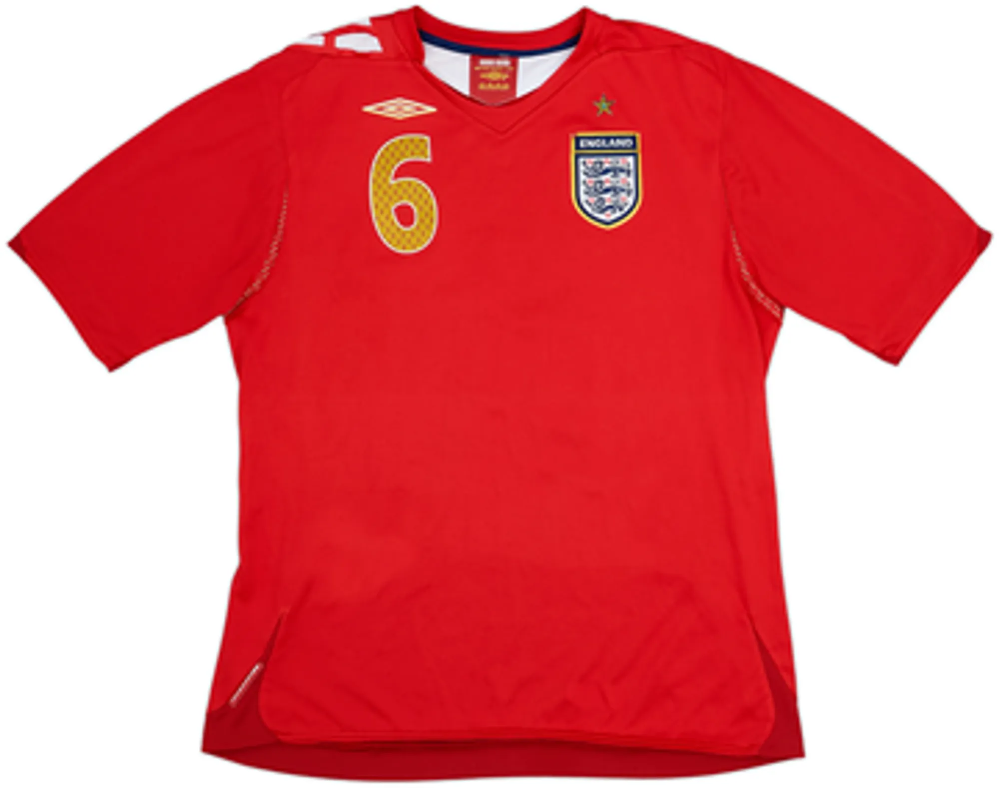 2006-08 England Away Shirt Terry #6 - 7/10 - (Women's M)