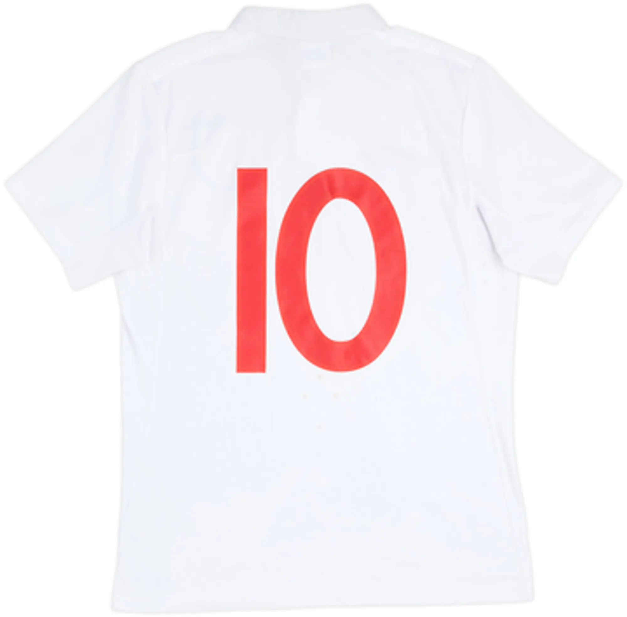 2009-10 England Home Shirt #10 - 8/10 - (M)