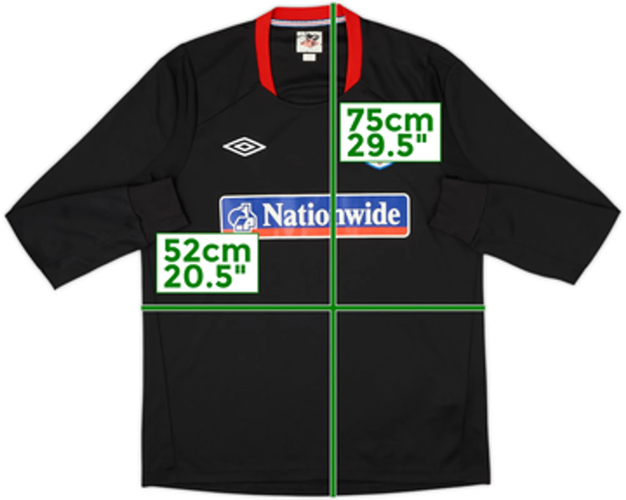 2010-11 England Umbro Training L/S Shirt - 7/10 - (M)