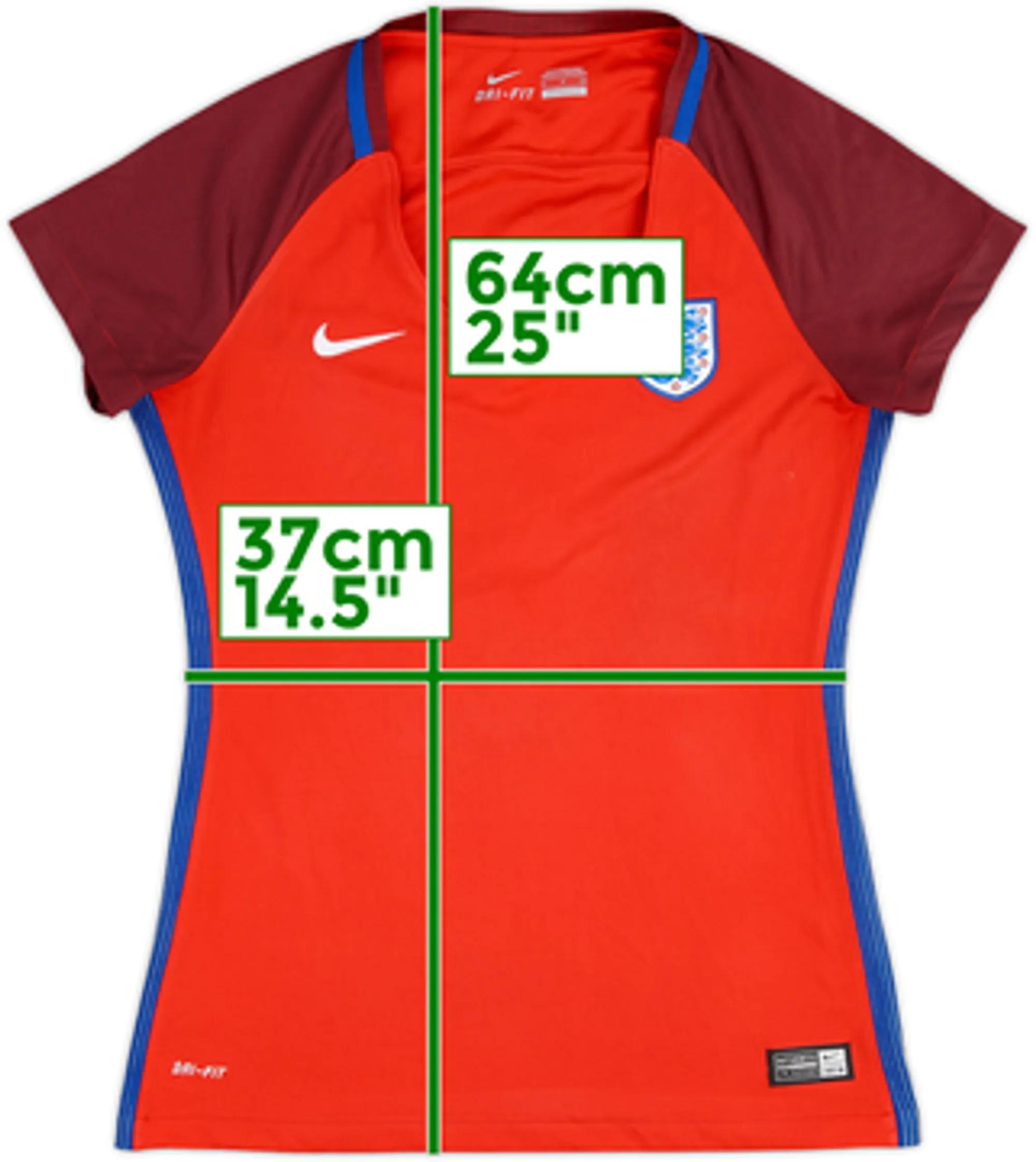 2016-17 England Away Shirt - 9/10 - (Women's S)